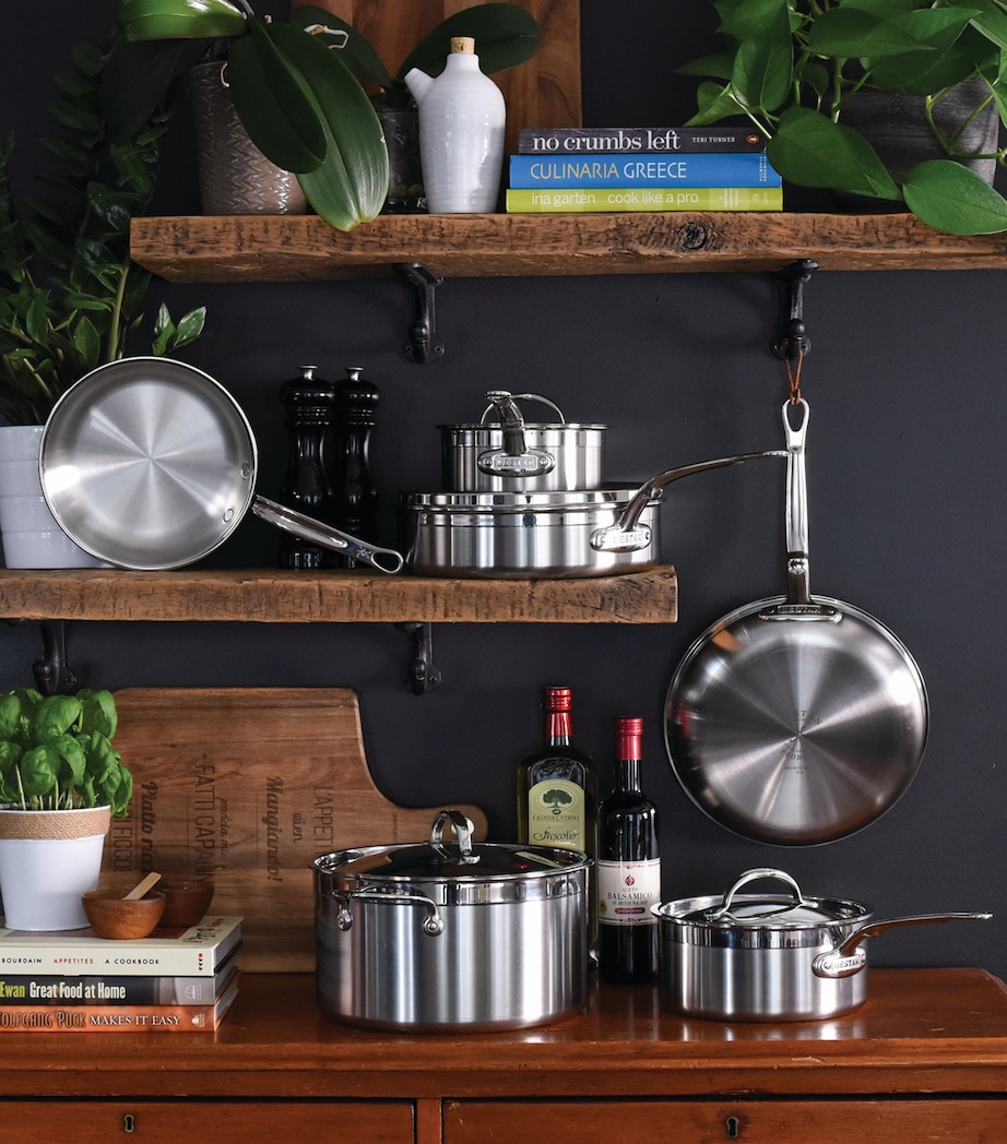 ProBond 10-Piece Cookware Set STAINLESS STEEL Image 4