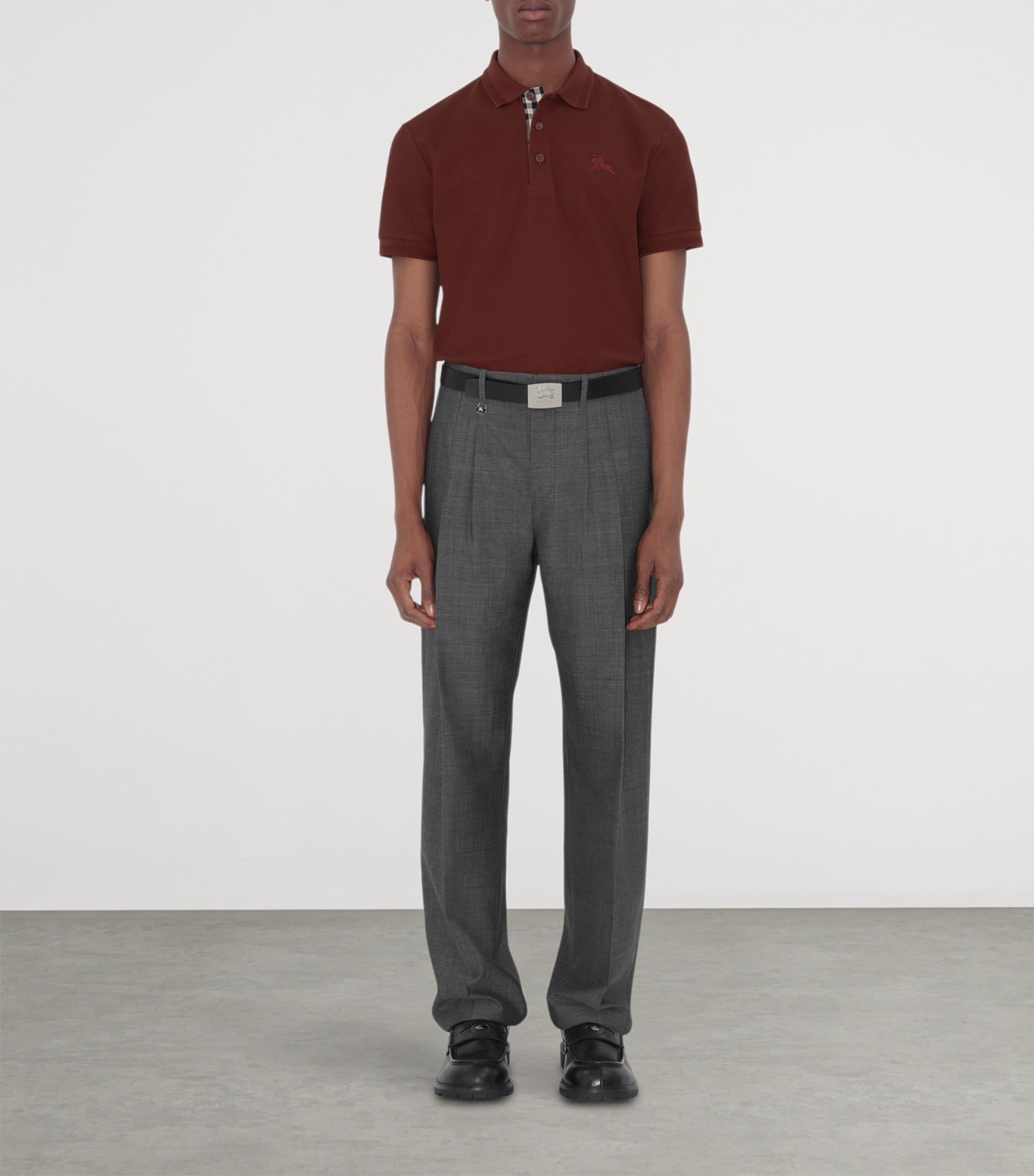 Piqué Cotton Polo Shirt BOX Image 2