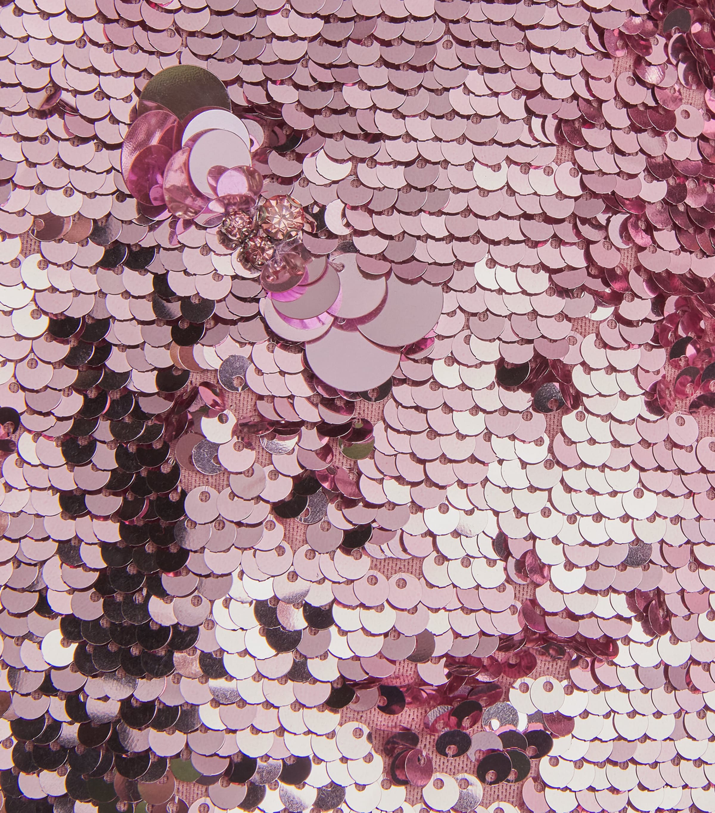 Sequin Arta Bustier Mini Dress DUSTY ROSE Image 5