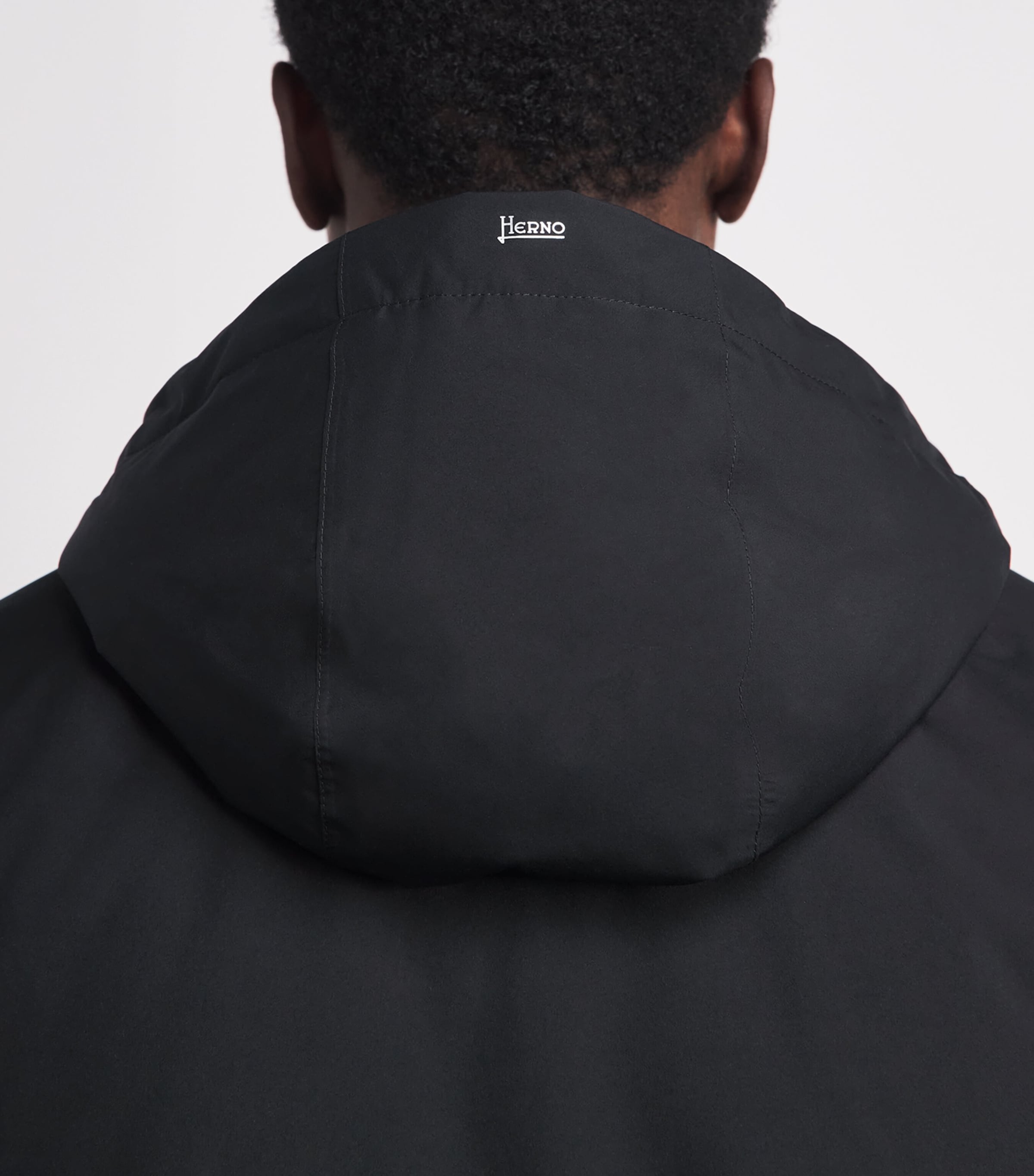 Herno Mens Down 2-Layer GORTEX Parka Nero Image 3