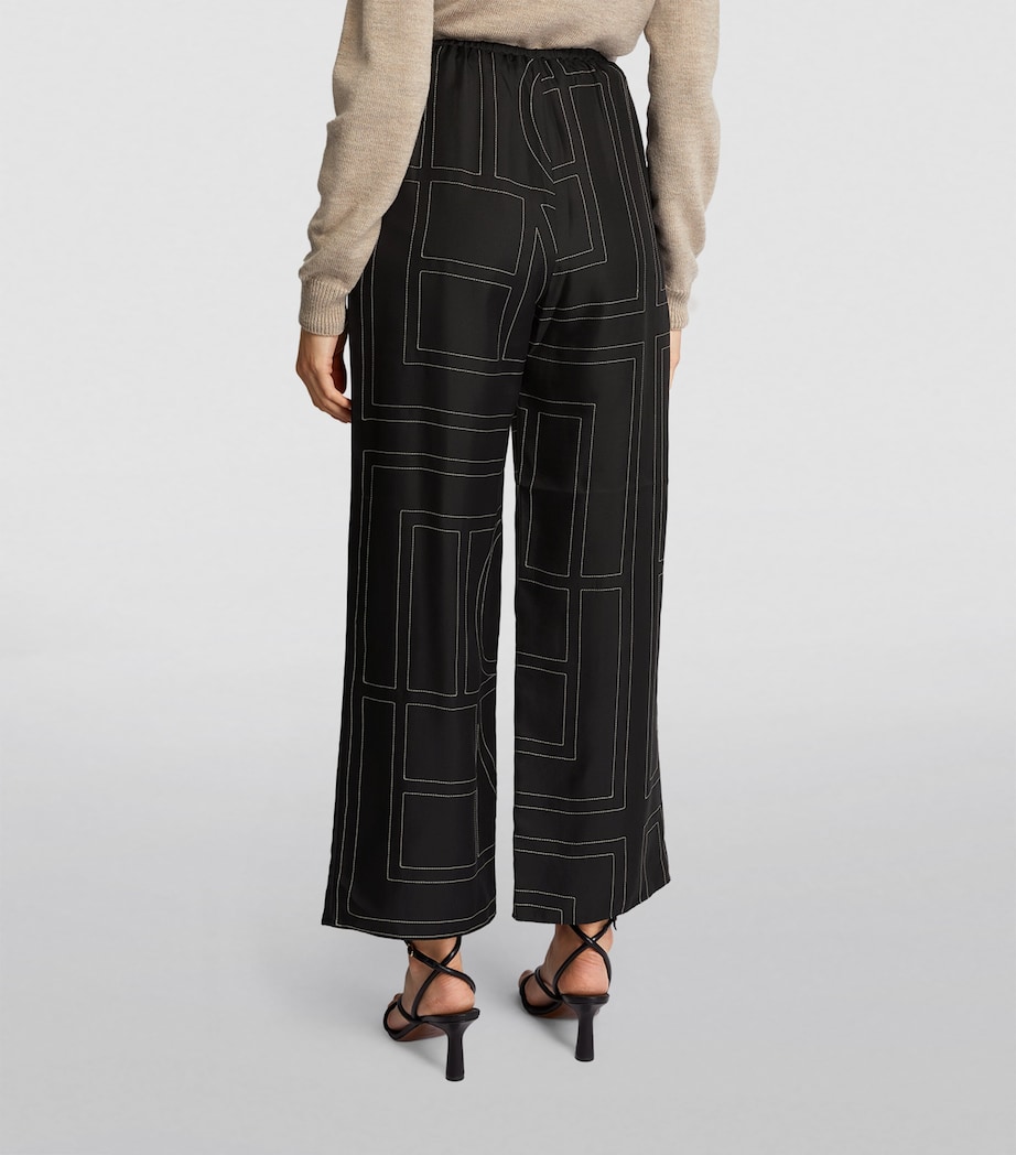 Silk Monogram Trousers BLACK MONOGRAM 925 Image 4