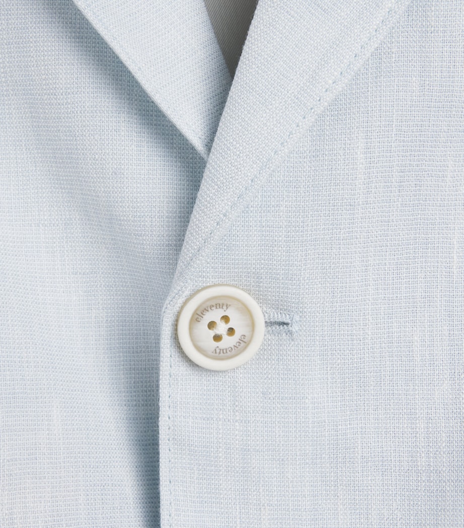 Eleventy Kids Linen-Blend Blazer (6-16 Years) Image 3