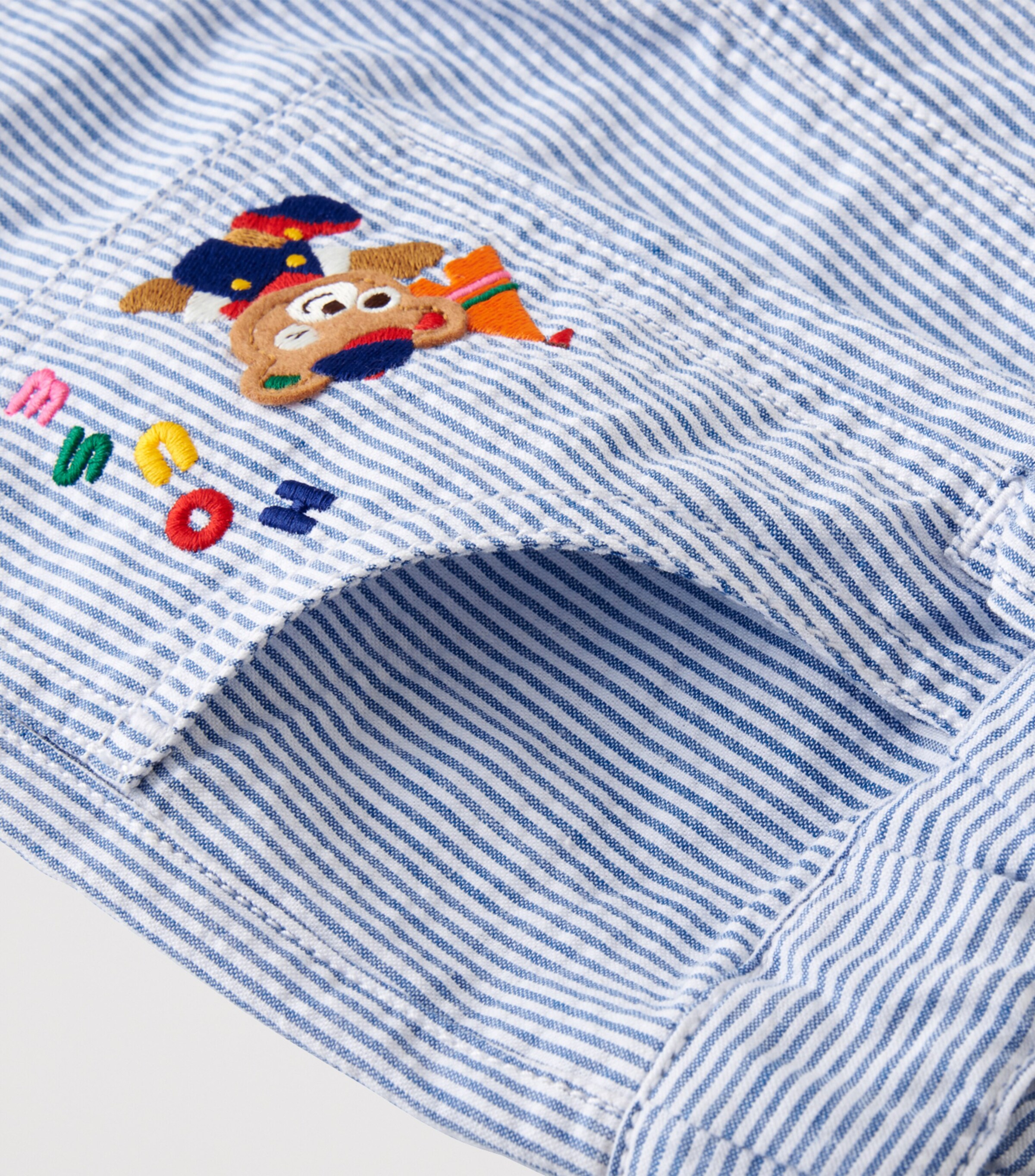 Miki House Cotton Stripe Bear Shorts (2-5 Years) Image 3