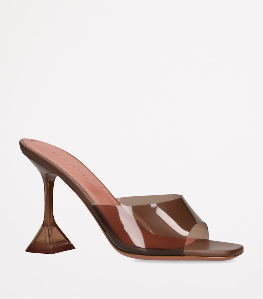 Lupita Glass Mules 95 DARK BROWN Image 3