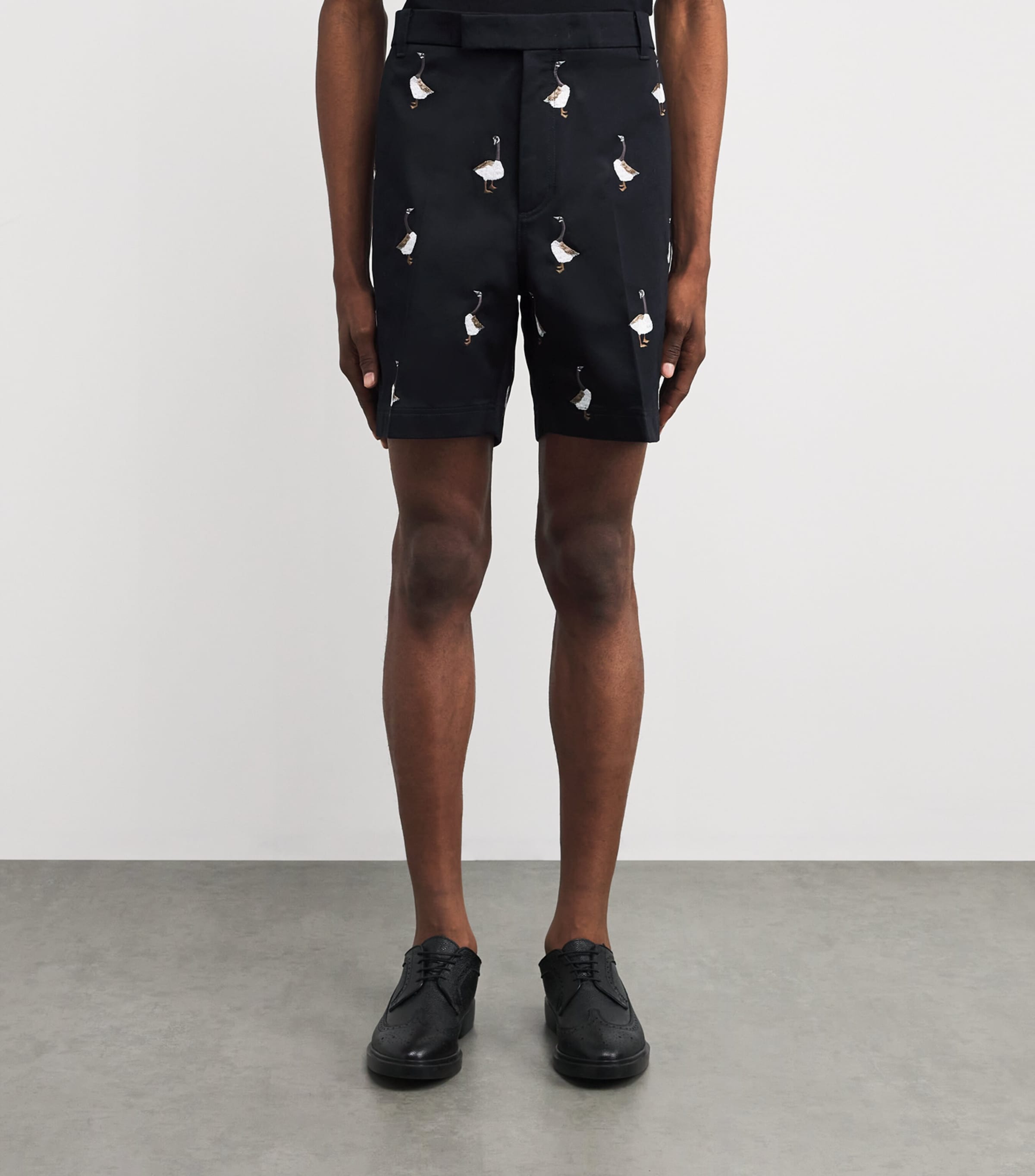 Cotton Utility Chino Shorts NAVY Image 3