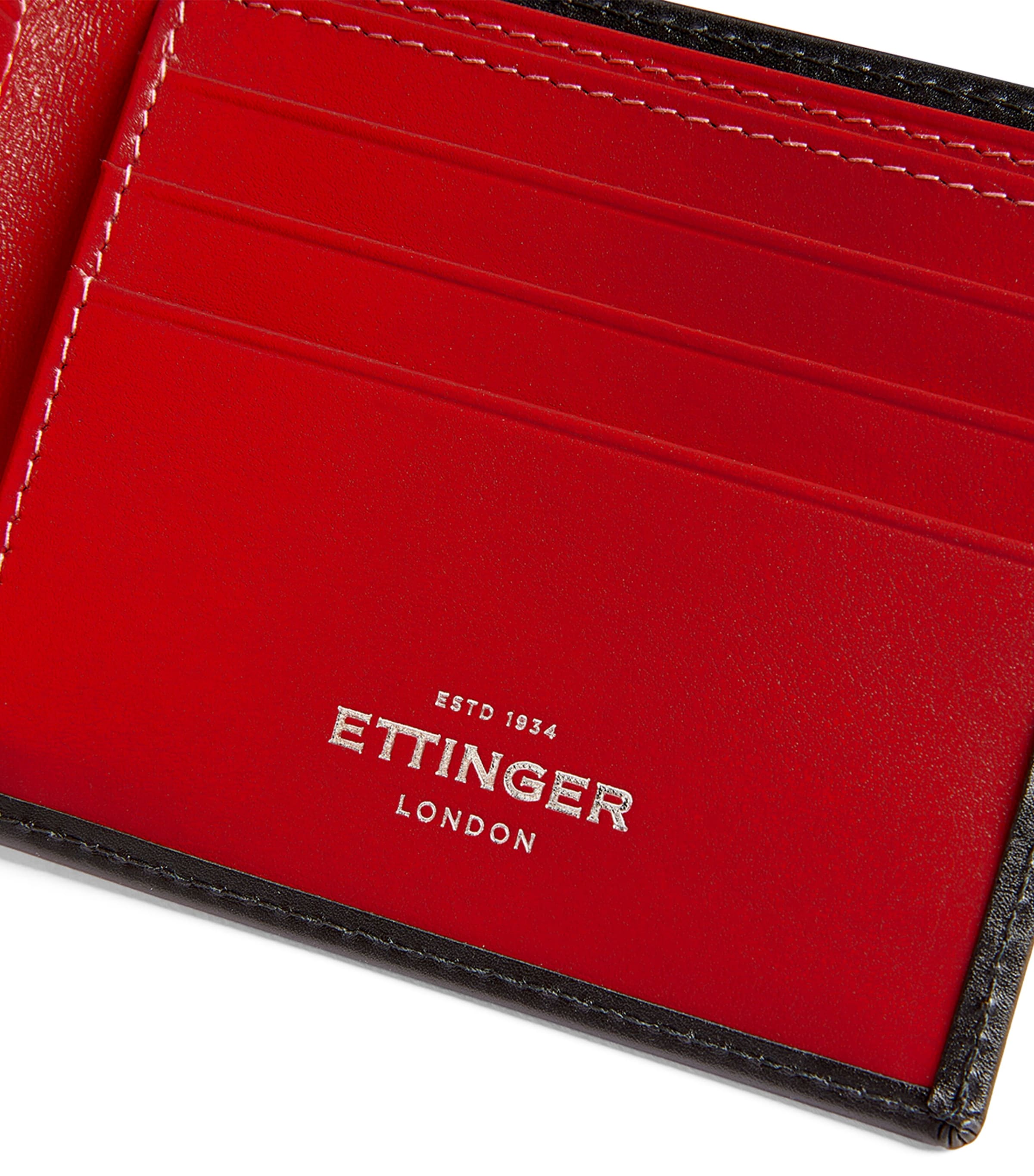 Ettinger Leather Sterling Bifold Wallet Red Image 4