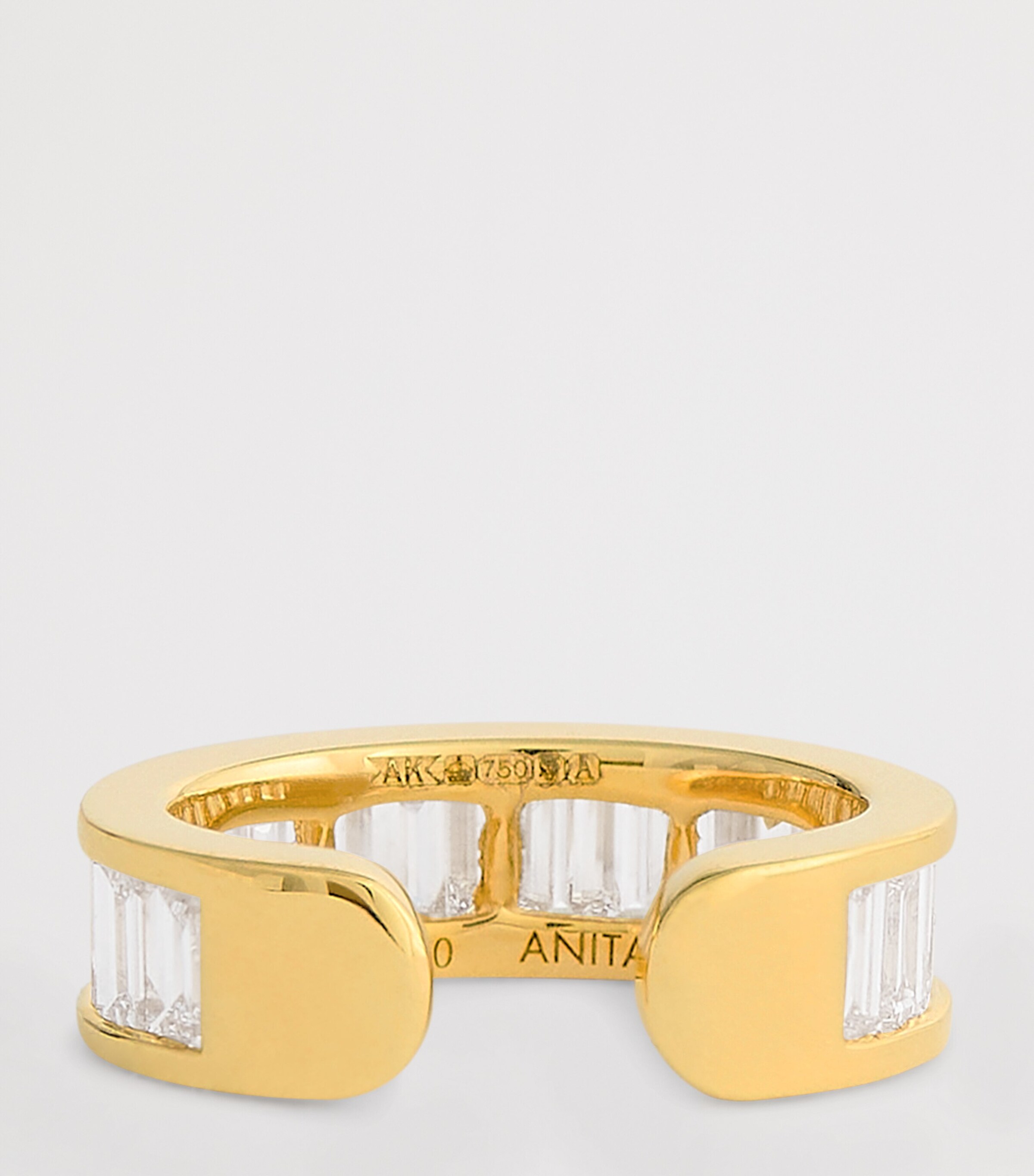 Yellow Gold and Diamond Ear Cuff YELLOW GOLD Image 4