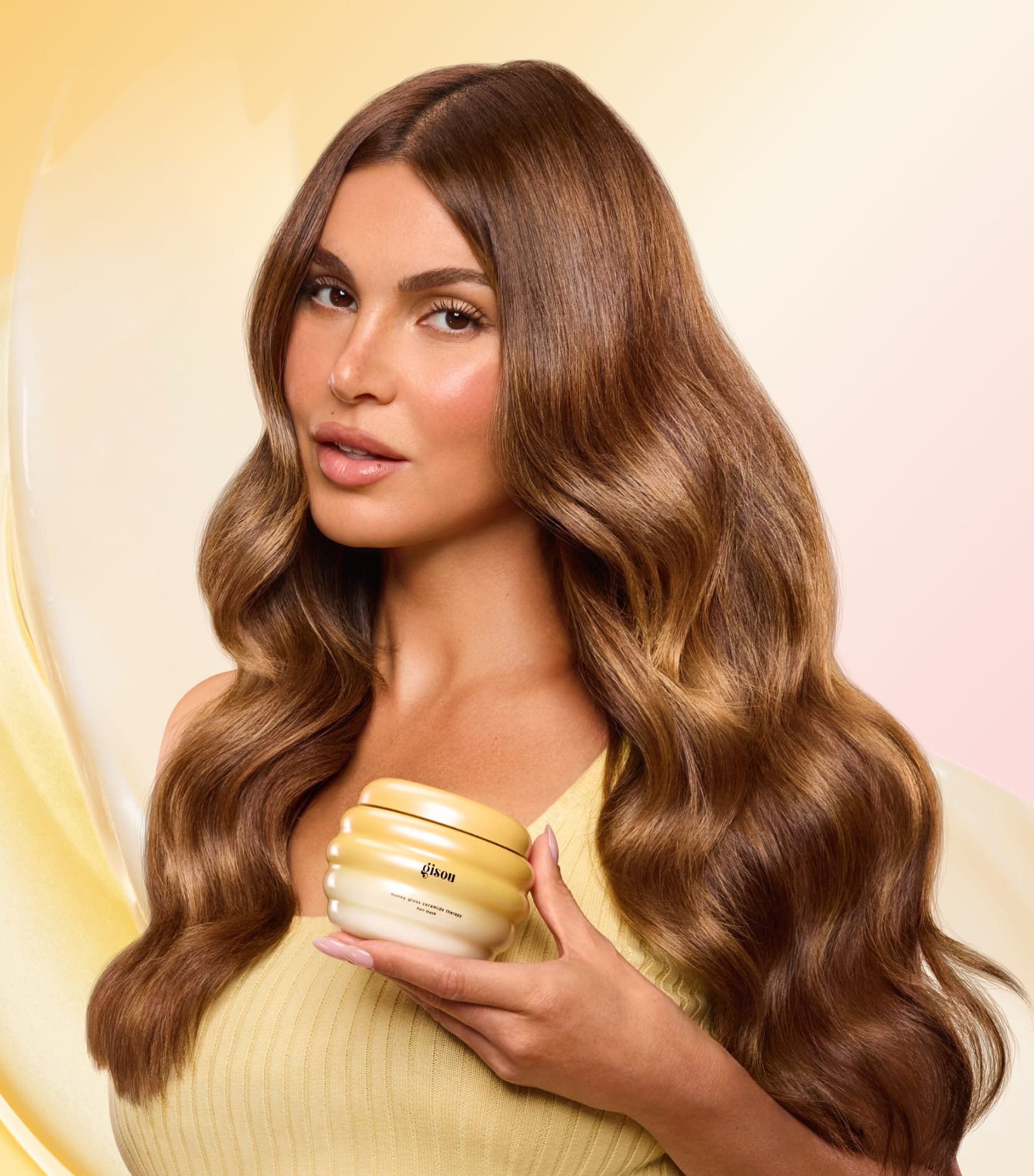 Honey Gloss Ceramide Therapy Hair Mask (75ml) NO COLOUR Image 4