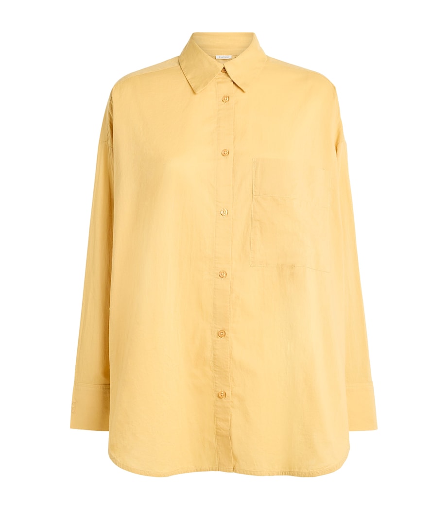 Organic Cotton Derris Shirt 1BP LIGHT CAMEL Image 1