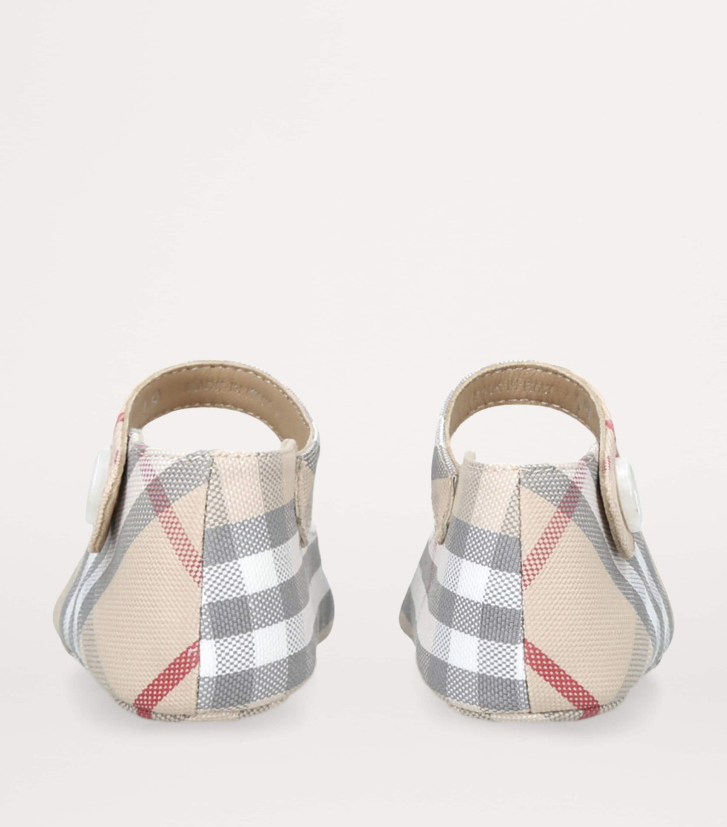 Burberry Kids Beige Check Taylor Boots Harrods TZ