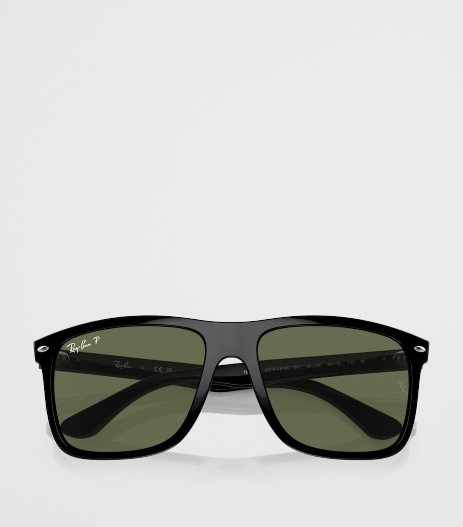 Ray-Ban Two Boyfriend Square Sunglasses Black Image 5