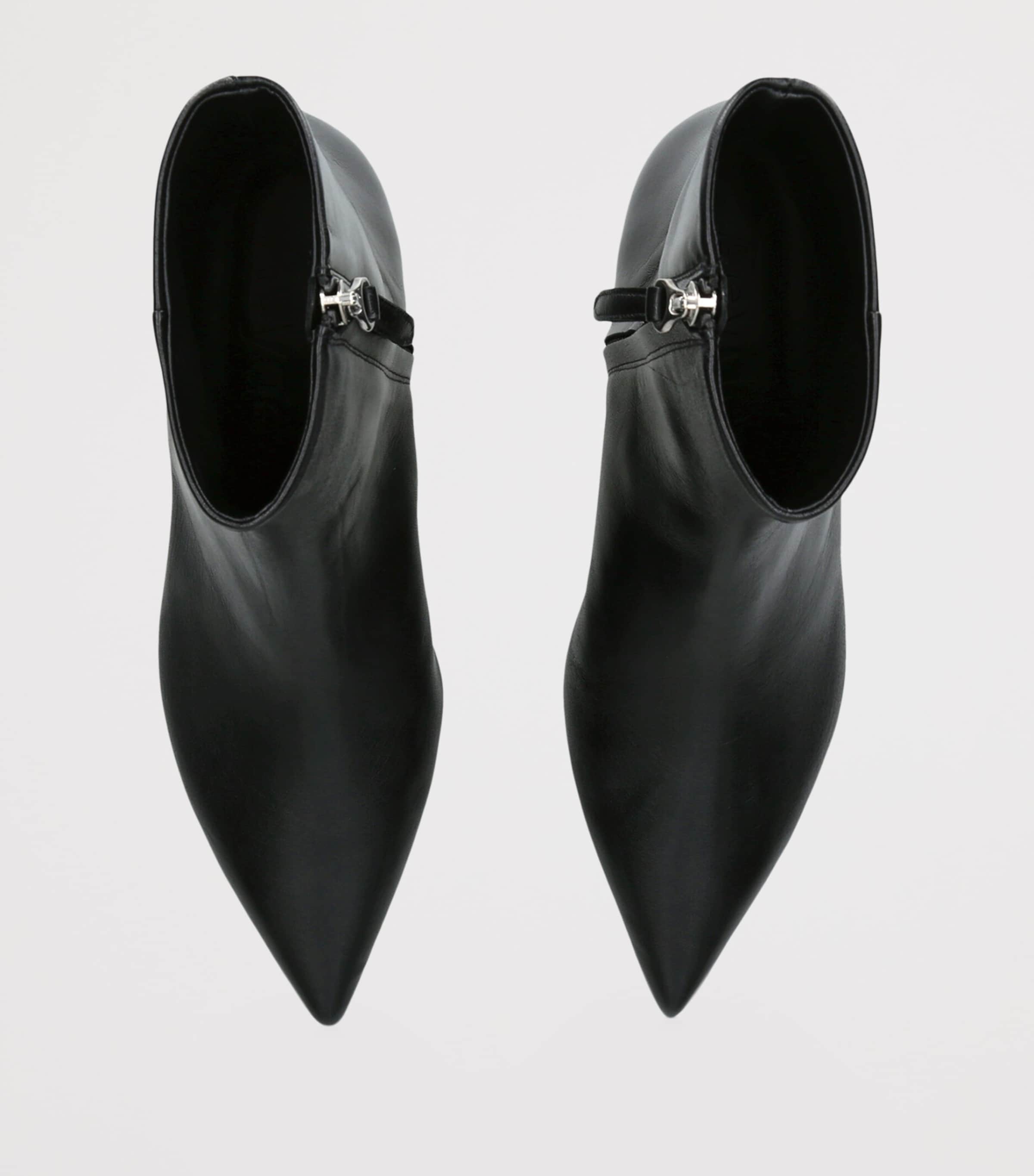 aeyde Leather Sofie Heeled Boots 35 Black Image 4