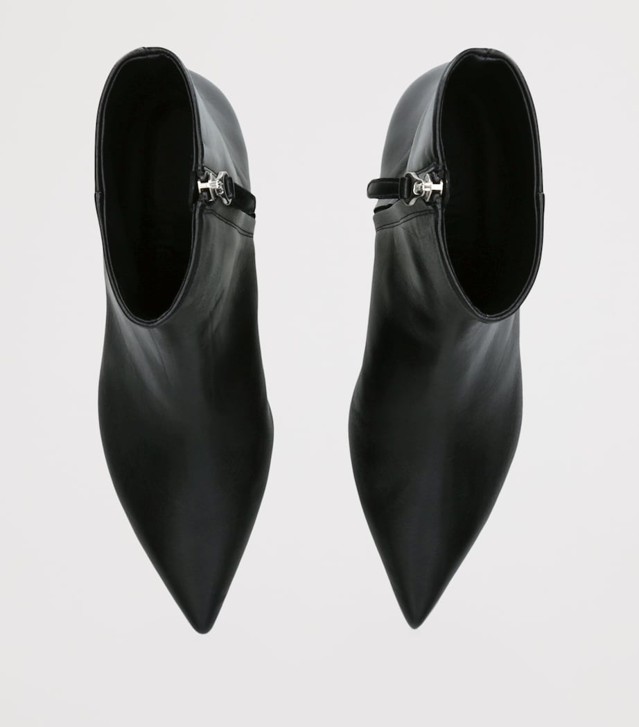 aeyde Leather Sofie Heeled Boots 35 Black Image 4