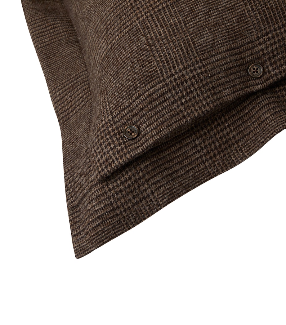 Beaumont Square Cushion Cover (65cm x 65cm) CHOCOLATE Image 4