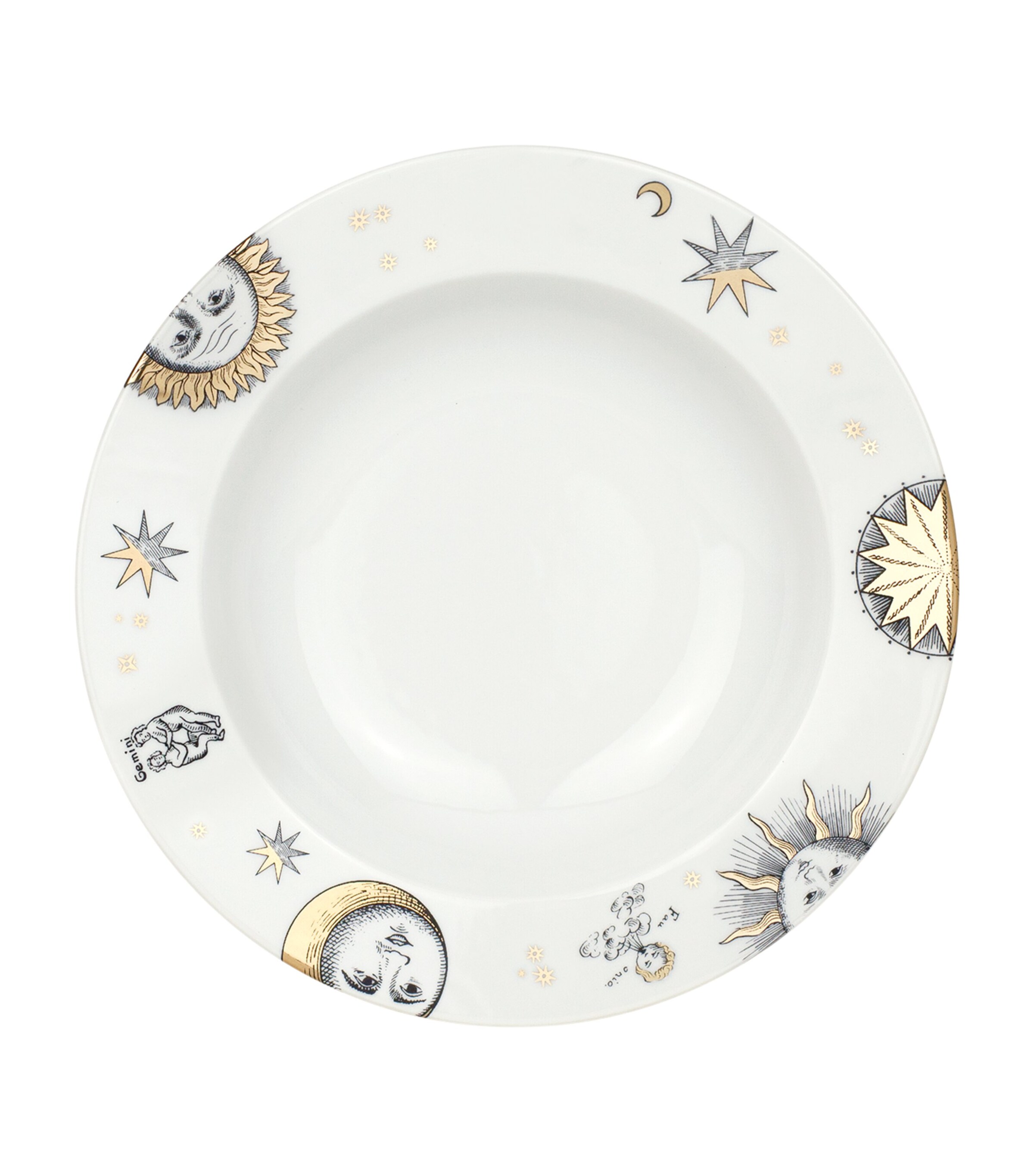 Fornasetti Set of 12 Astronomici Soup Plates (22cm) Image 3