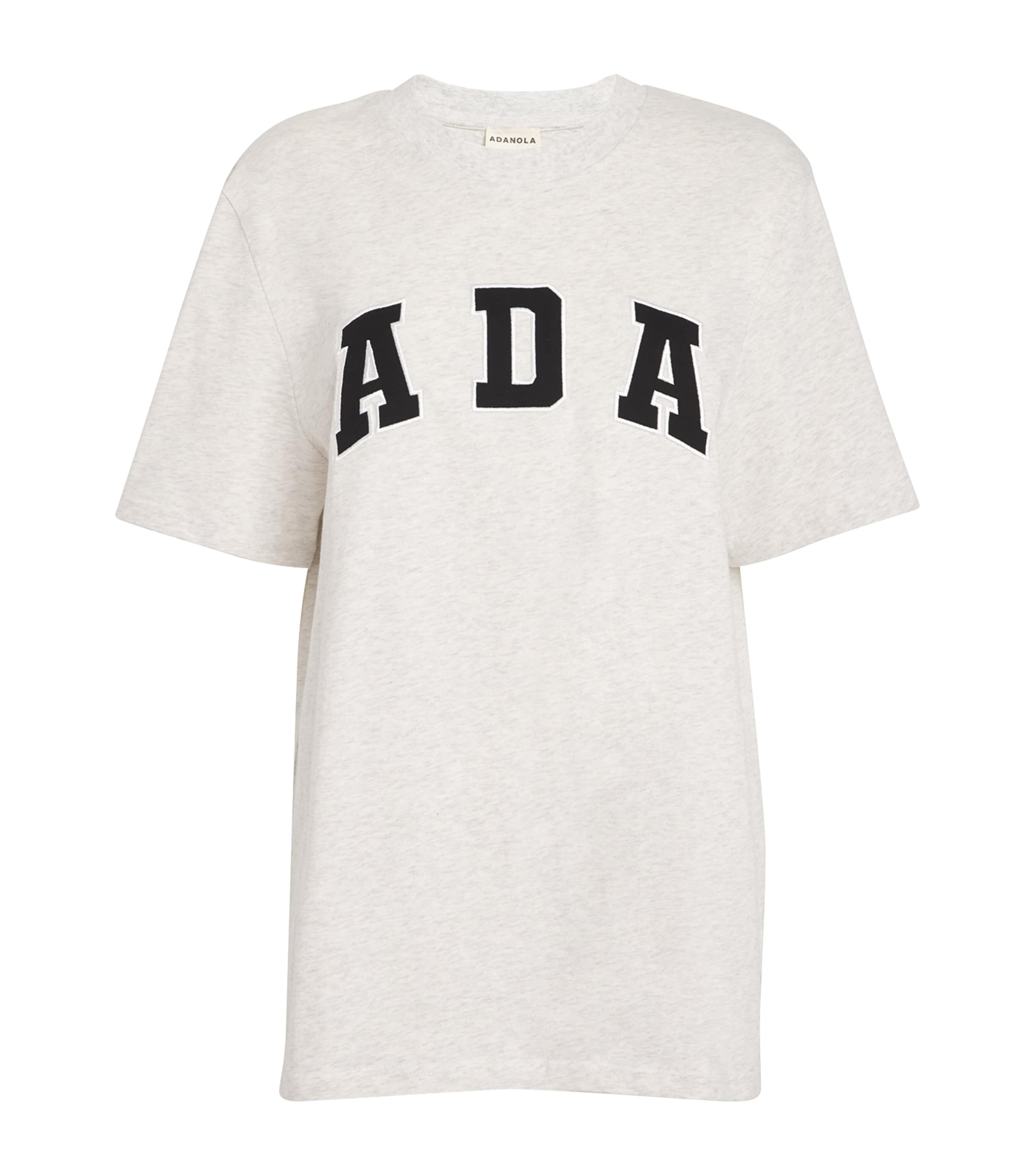 Adanola Core Relaxed-fit Cotton T-shirt In Grey