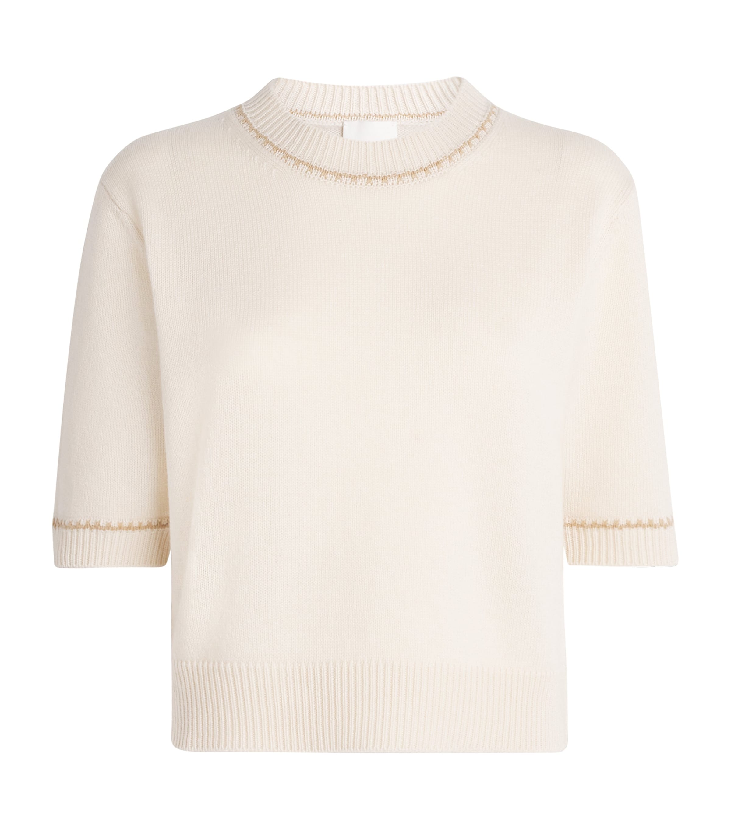 Virgin Wool-Cashmere Sweater 41/41 OATMEAL Image 1