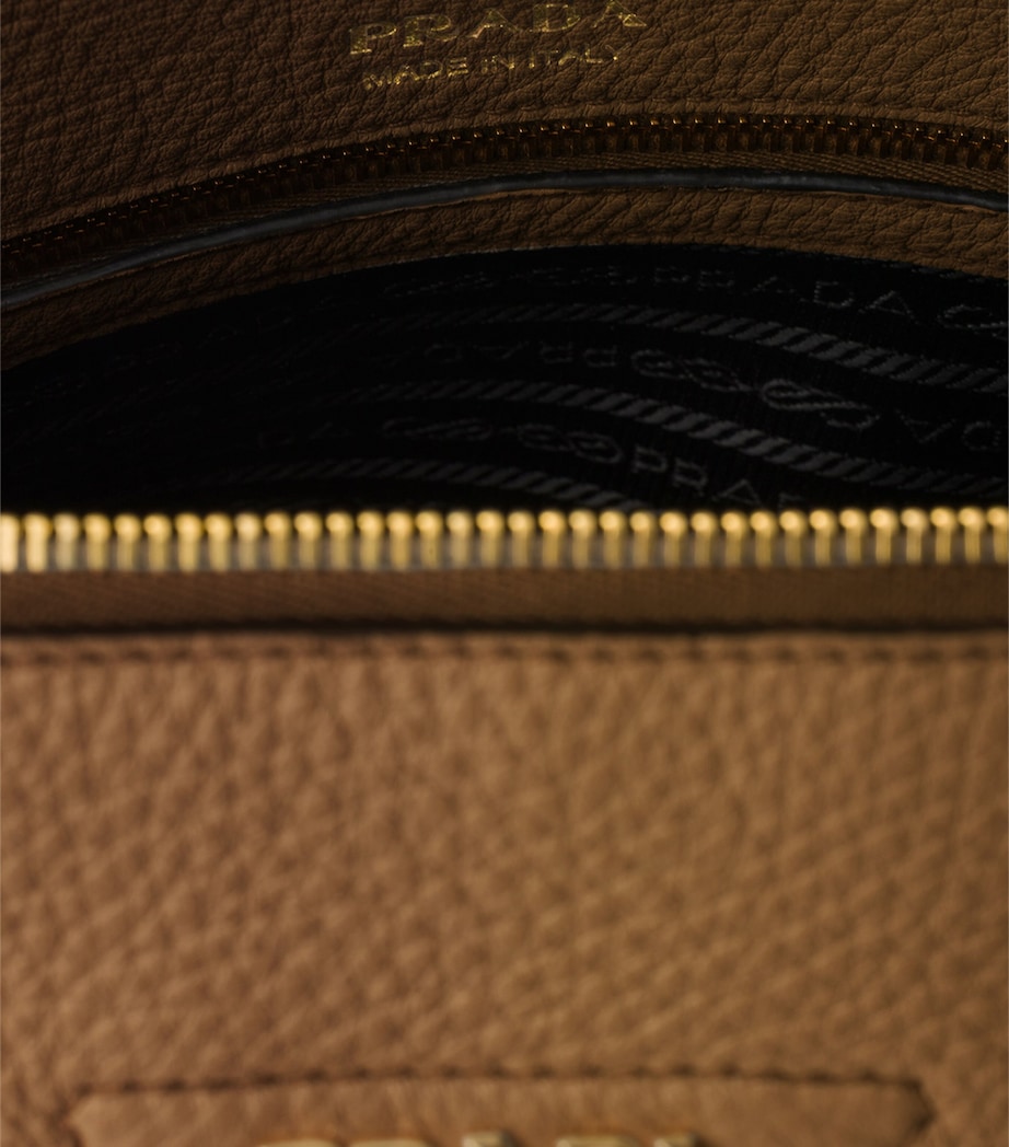 Prada Womens Large Leather Tote Bag Image 4