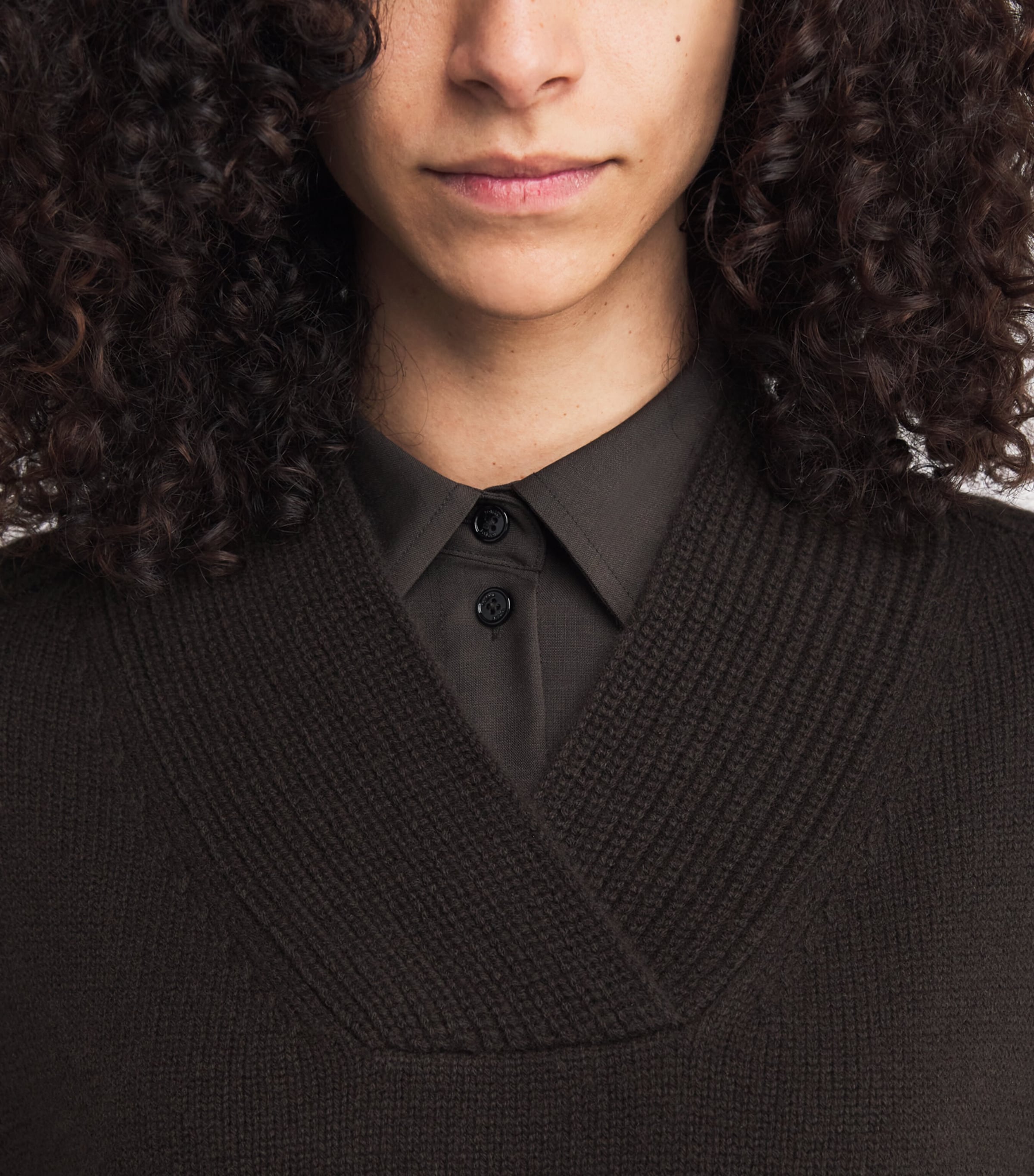 Cashmere Mena Sweater Vest COCOA Image 6