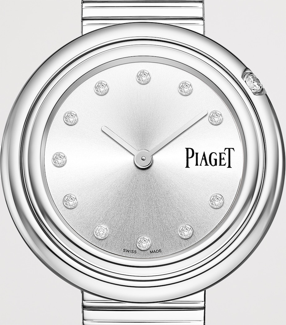 Stainless Steel and Diamond Possession Watch 34mm SILVER Image 3