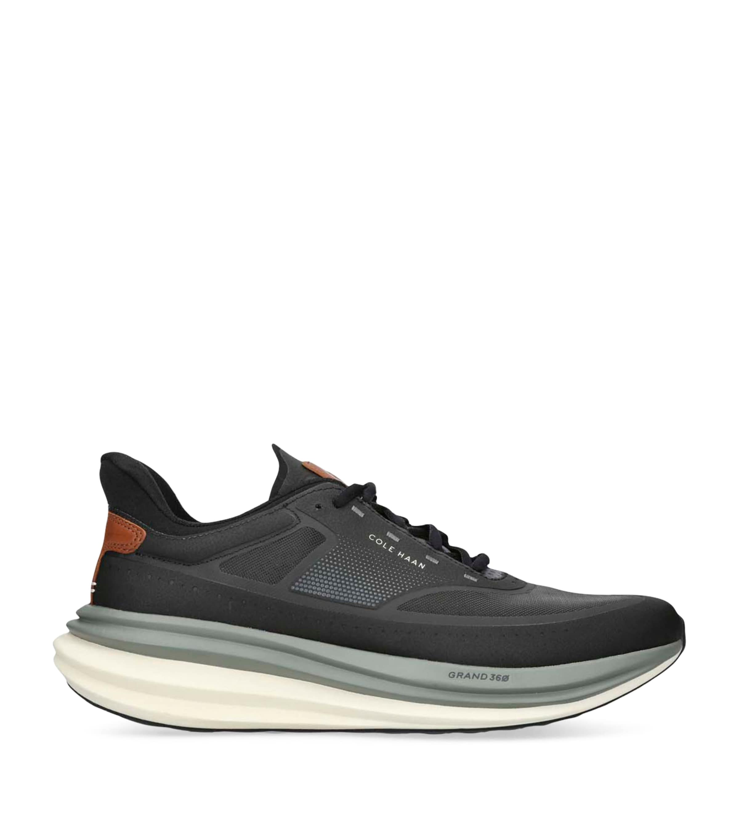 Cole Haan Mens Black/comb Øriginalgrand Quadstar Mesh Low-top Trainers Eur 42 / 8 Uk