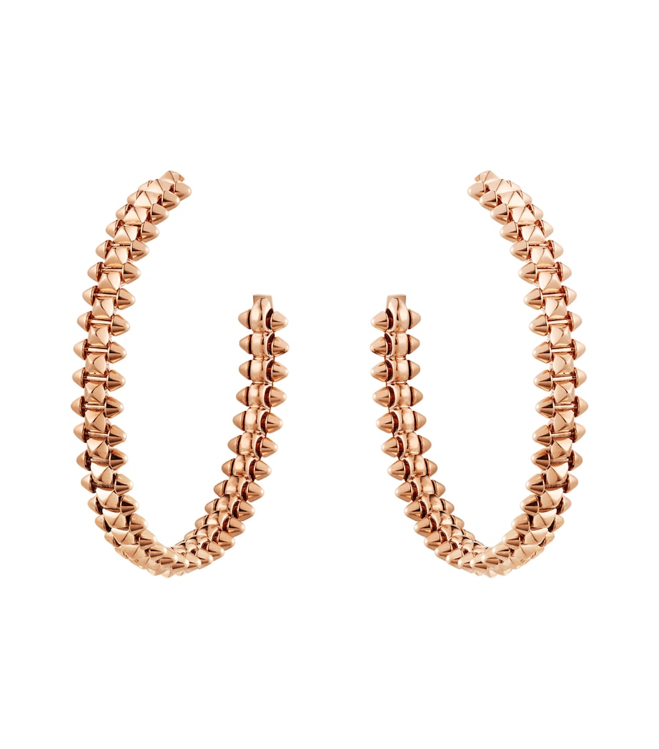 Small Rose Gold Clash de Cartier Hoop Earrings ROSE GOLD Image 1