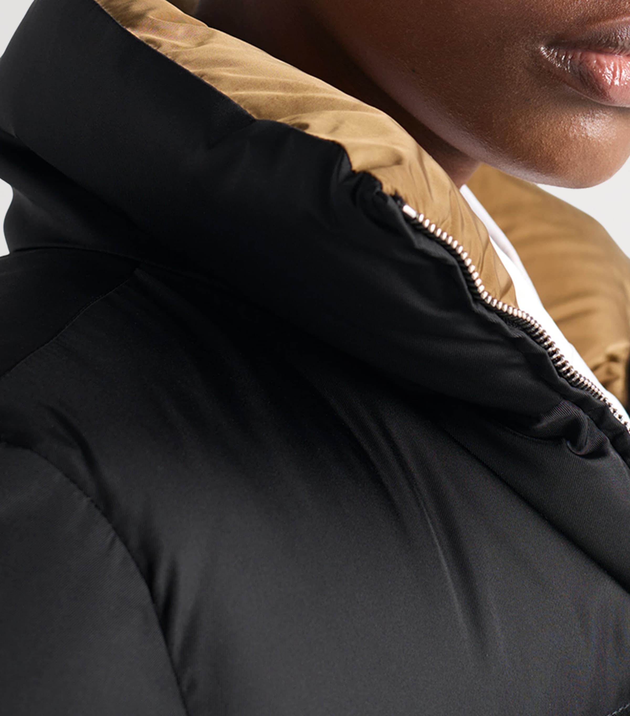 Re-Nylon Cropped Down Jacket F0002 Image 3