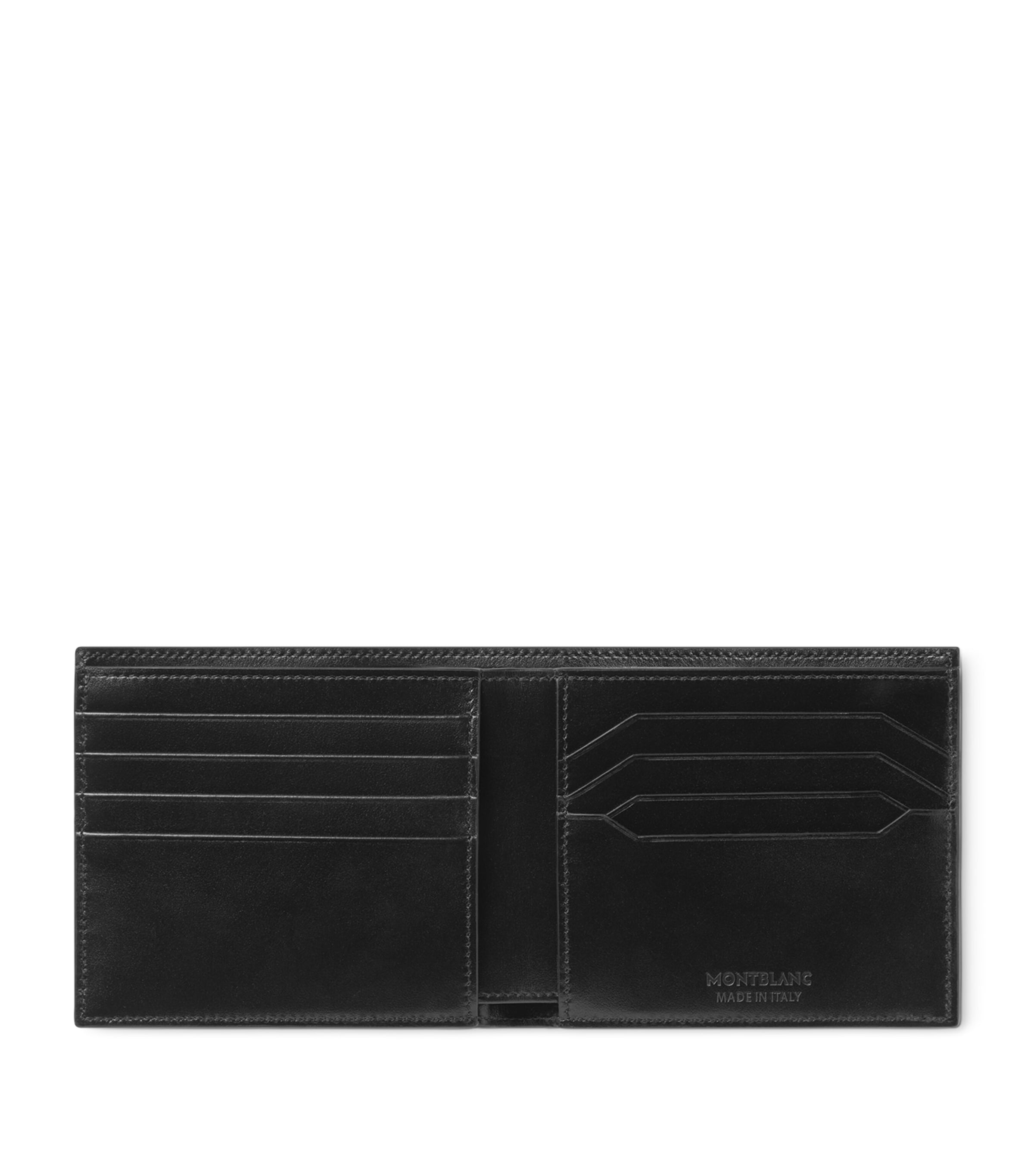 Leather Meisterstück 8cc Wallet BLACK Image 4