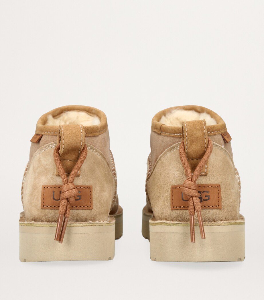 Suede Ultra Mini Crafted Regenerate Boots BEIGE Image 2