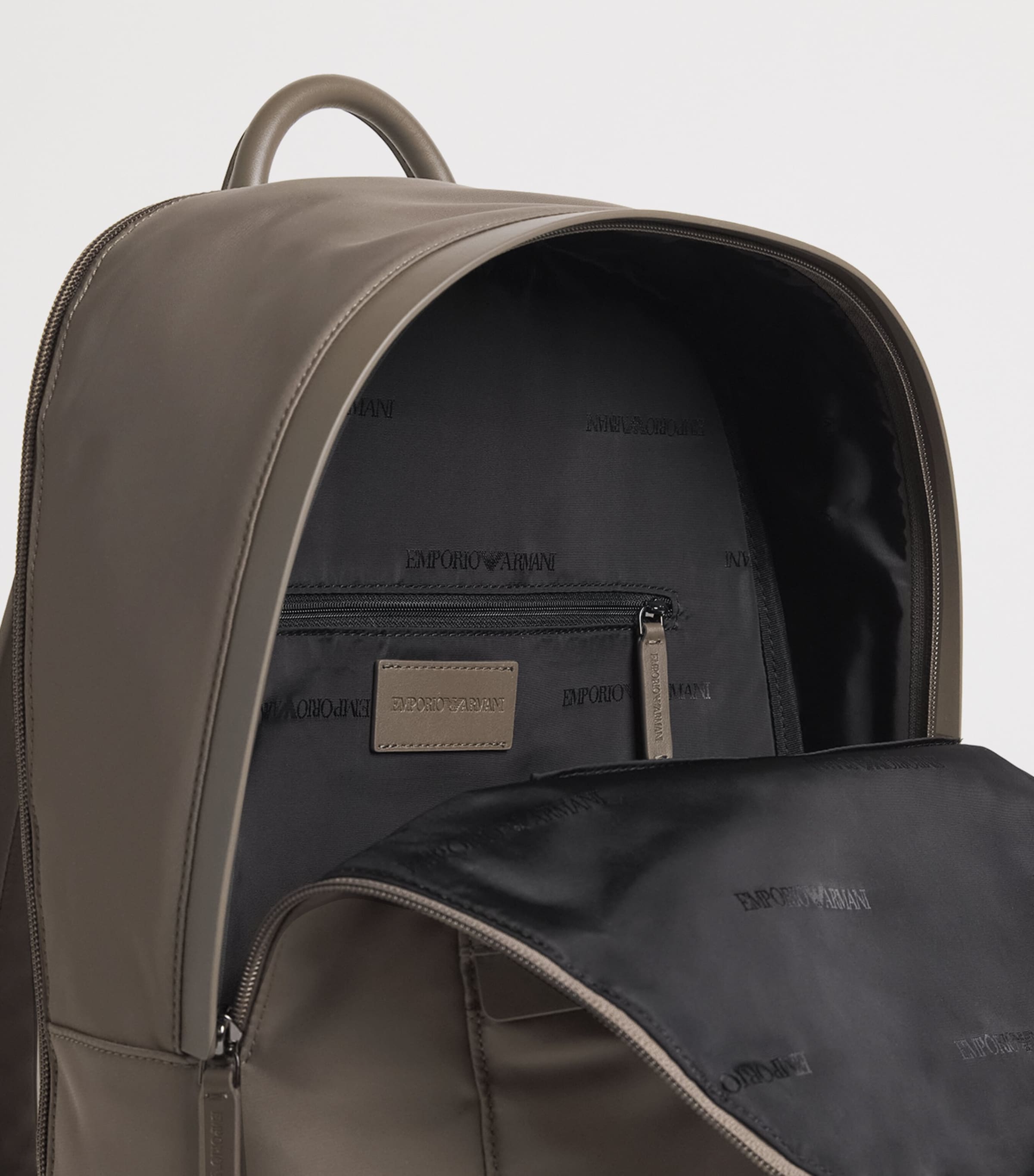 Emporio Armani Mens Logo Backpack Image 5