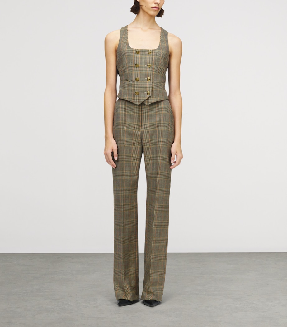 Wool Check Trousers 9101 Image 2