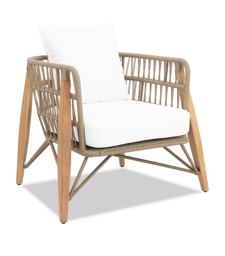 Pimlico Club Outdoor Armchair WHITE Image 1