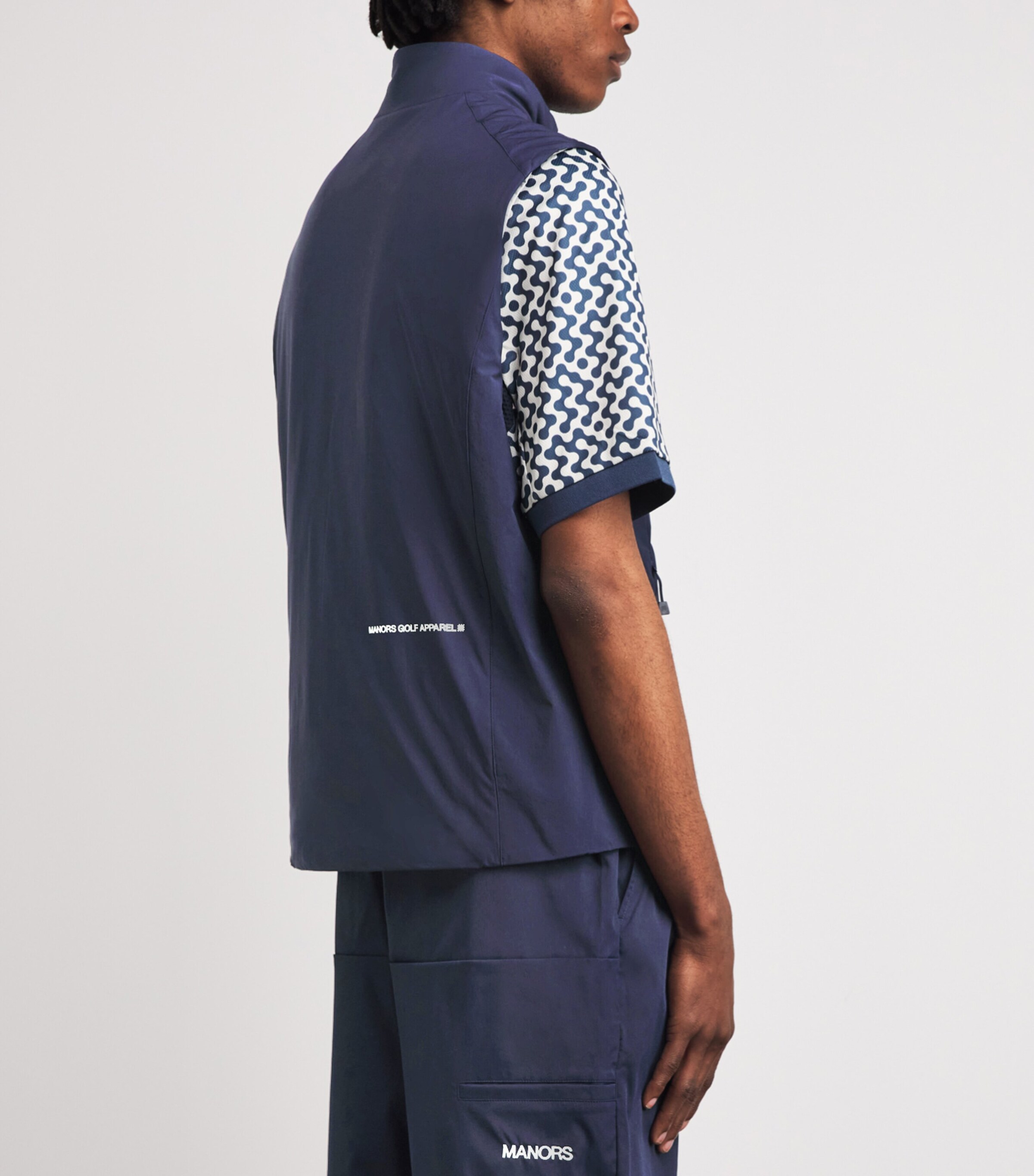 Manors Mens Insulated Course 2.0 Gilet Midnight Image 5