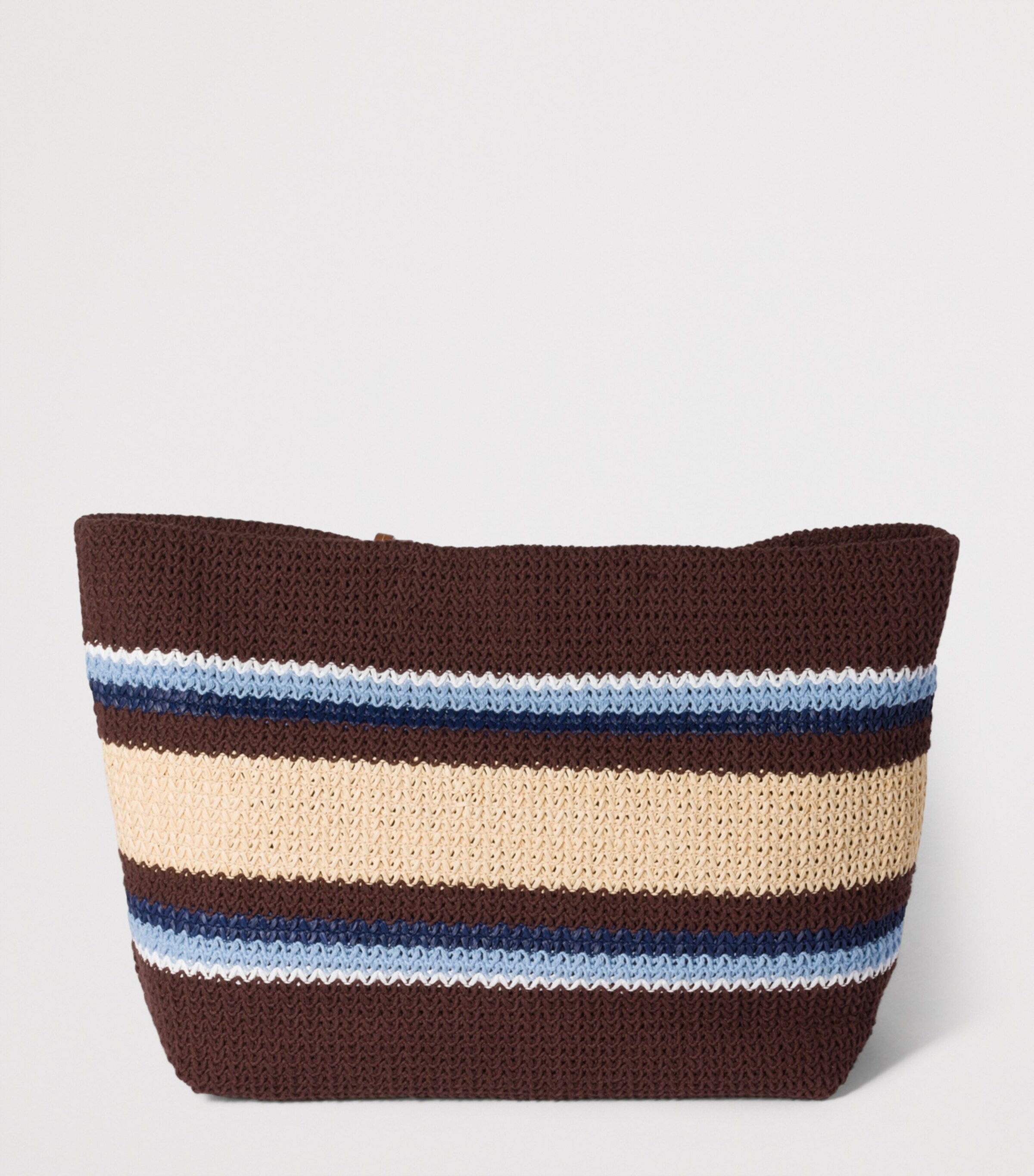 Miu Miu Woven Raffia-Effect Tote Bag Image 4