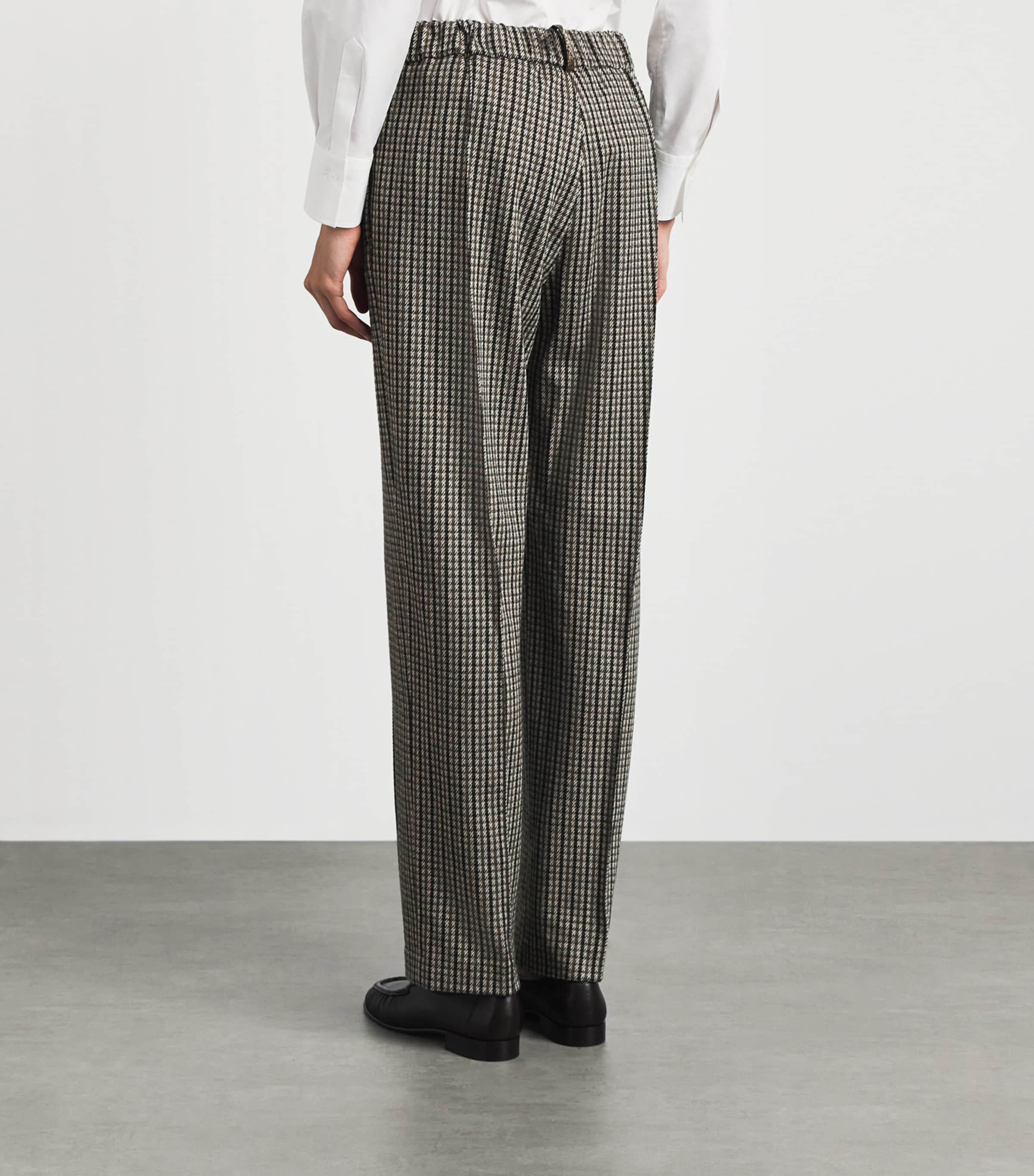 Fabiana Filippi Womens Houndstooth Slim Trousers Only One Colour Image 5