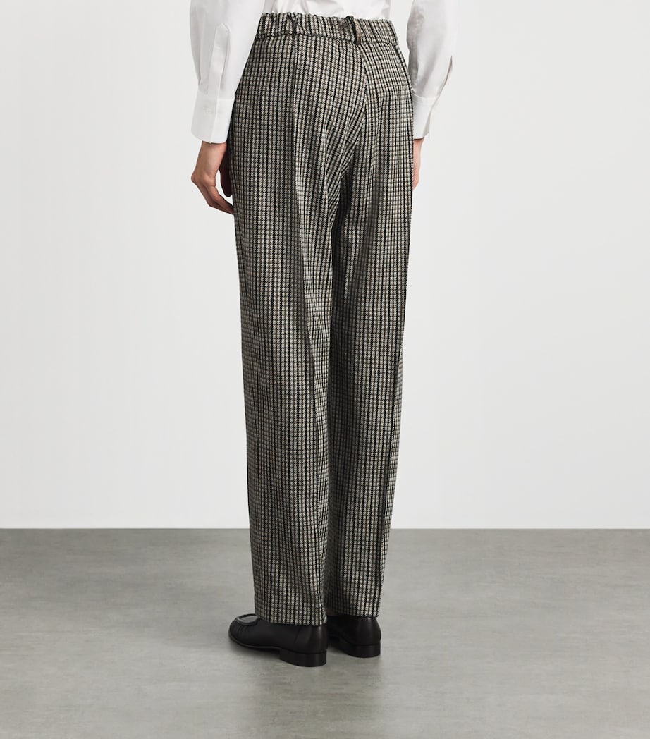 Fabiana Filippi Womens Houndstooth Slim Trousers Only One Colour Image 5