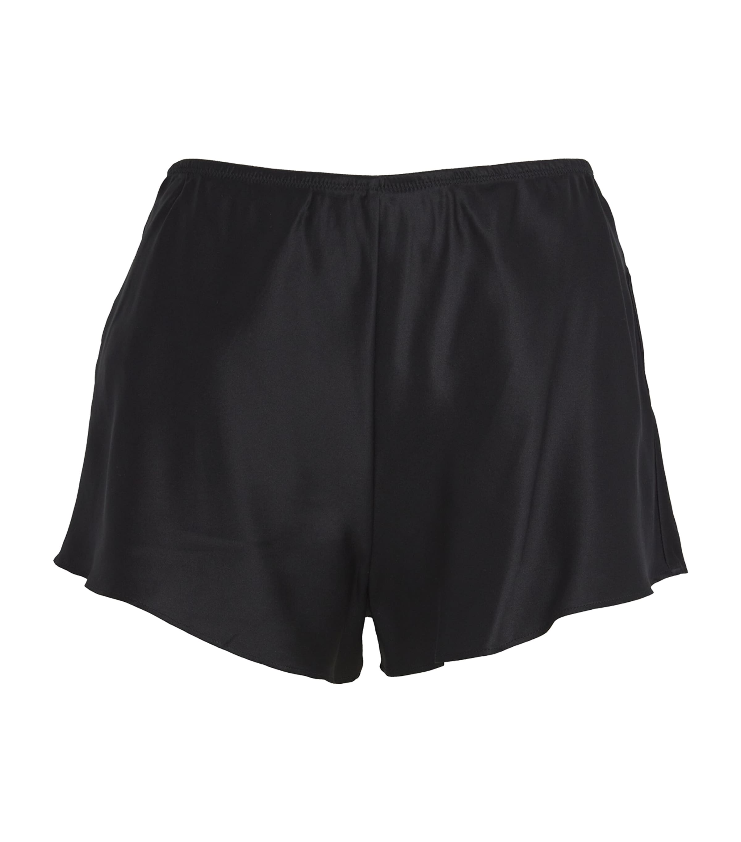 Shop Simone Perele Silk Dream Pyjama Shorts In Black