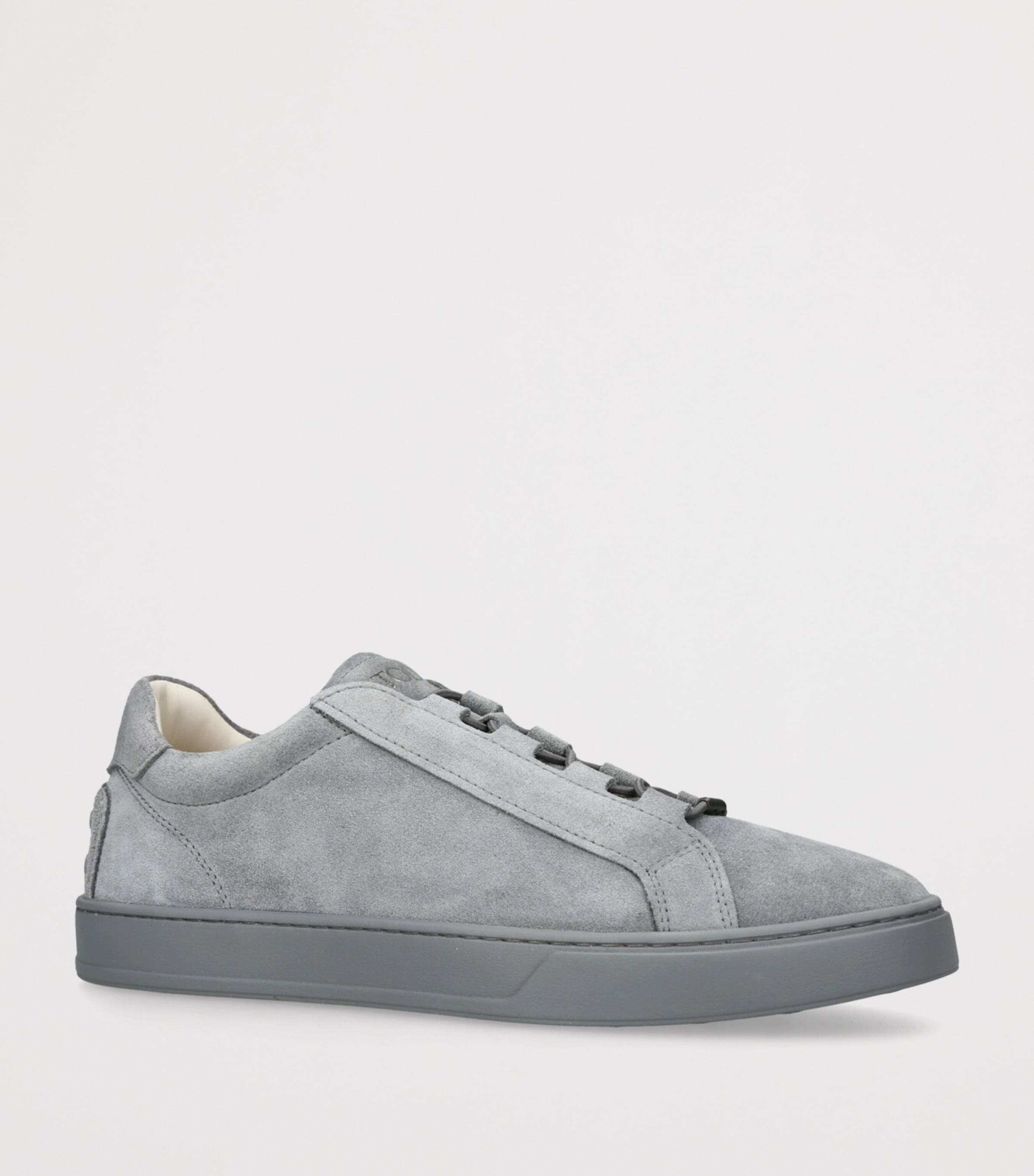 Tod's Suede Allacciata Cassetta Sneakers Grey Image 3