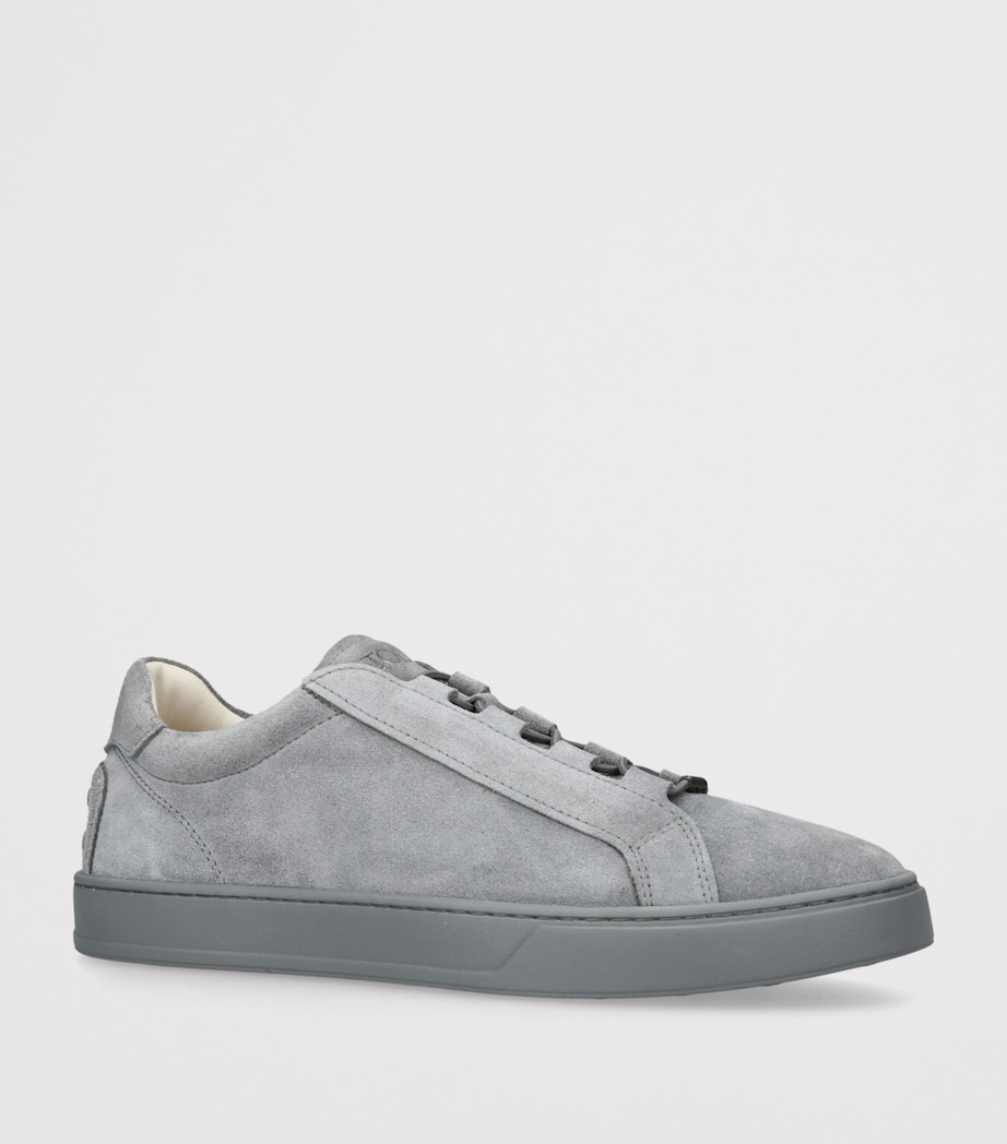 Tod's Suede Allacciata Cassetta Sneakers Grey Image 3