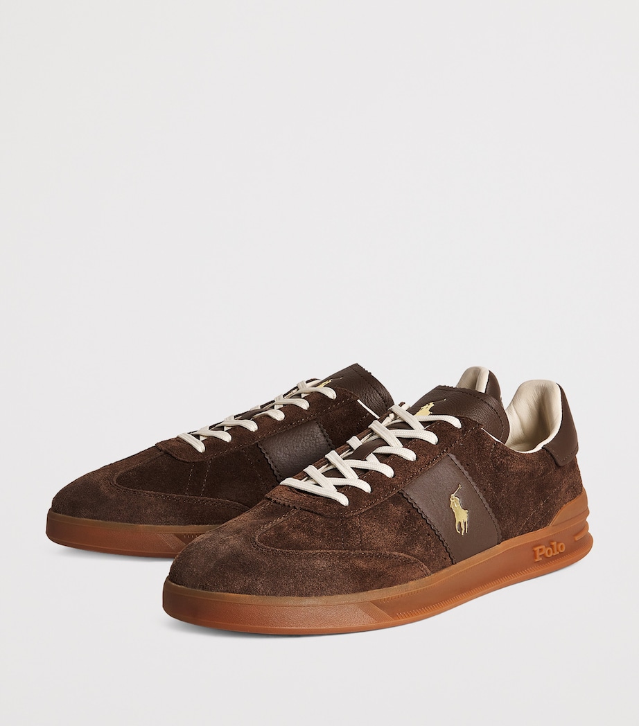 Suede Heritage Aera Sneakers 001 CHOC BROWN Image 3