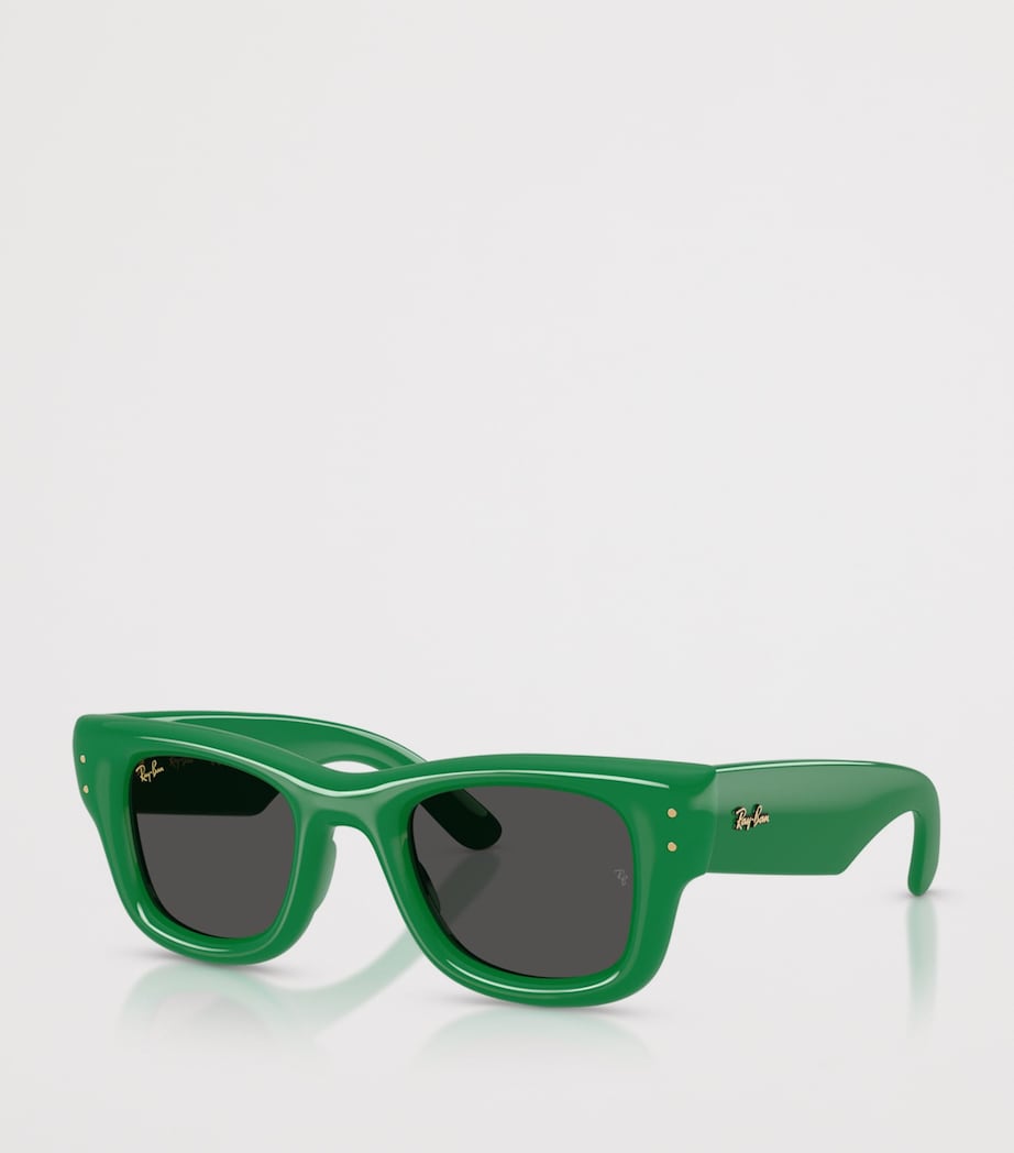 Nylon Puffer Square Wayfarer Sunglasses 683487 Image 2