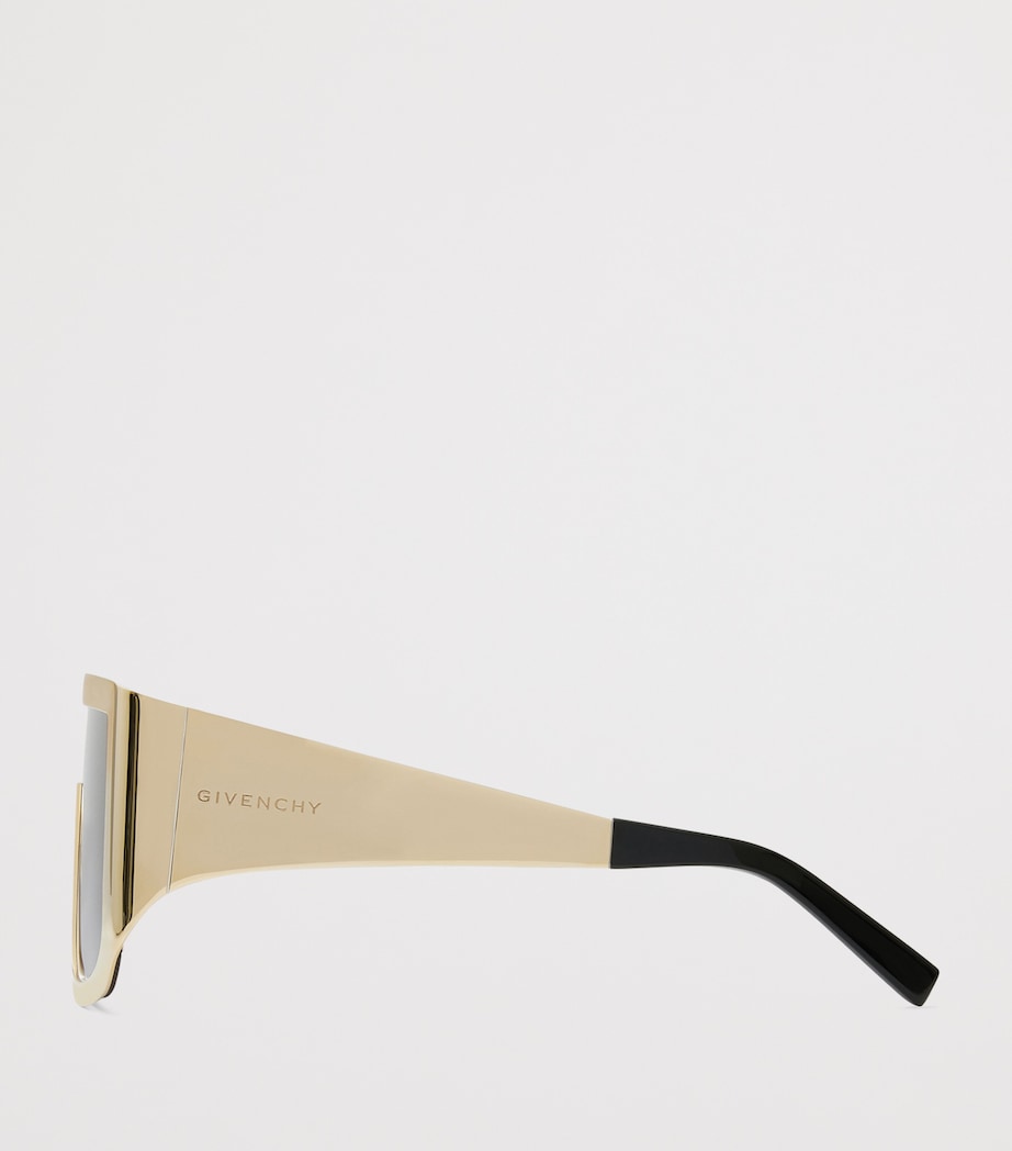 Metal Square Sunglasses GOLDEN YELLOW Image 4