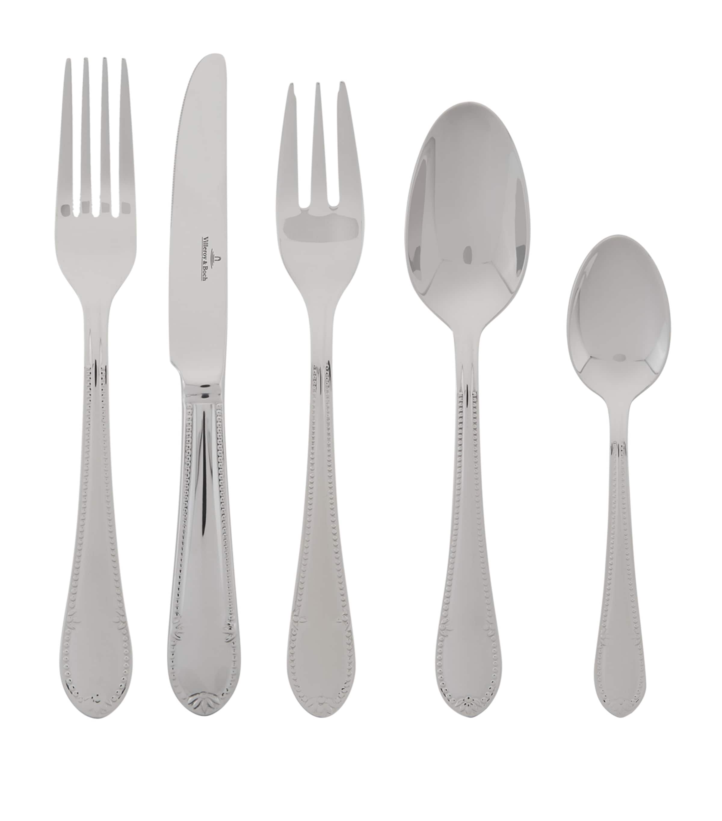 Stainless Steel Mademoiselle 30-Piece Cutlery Set METALLIC Image 3