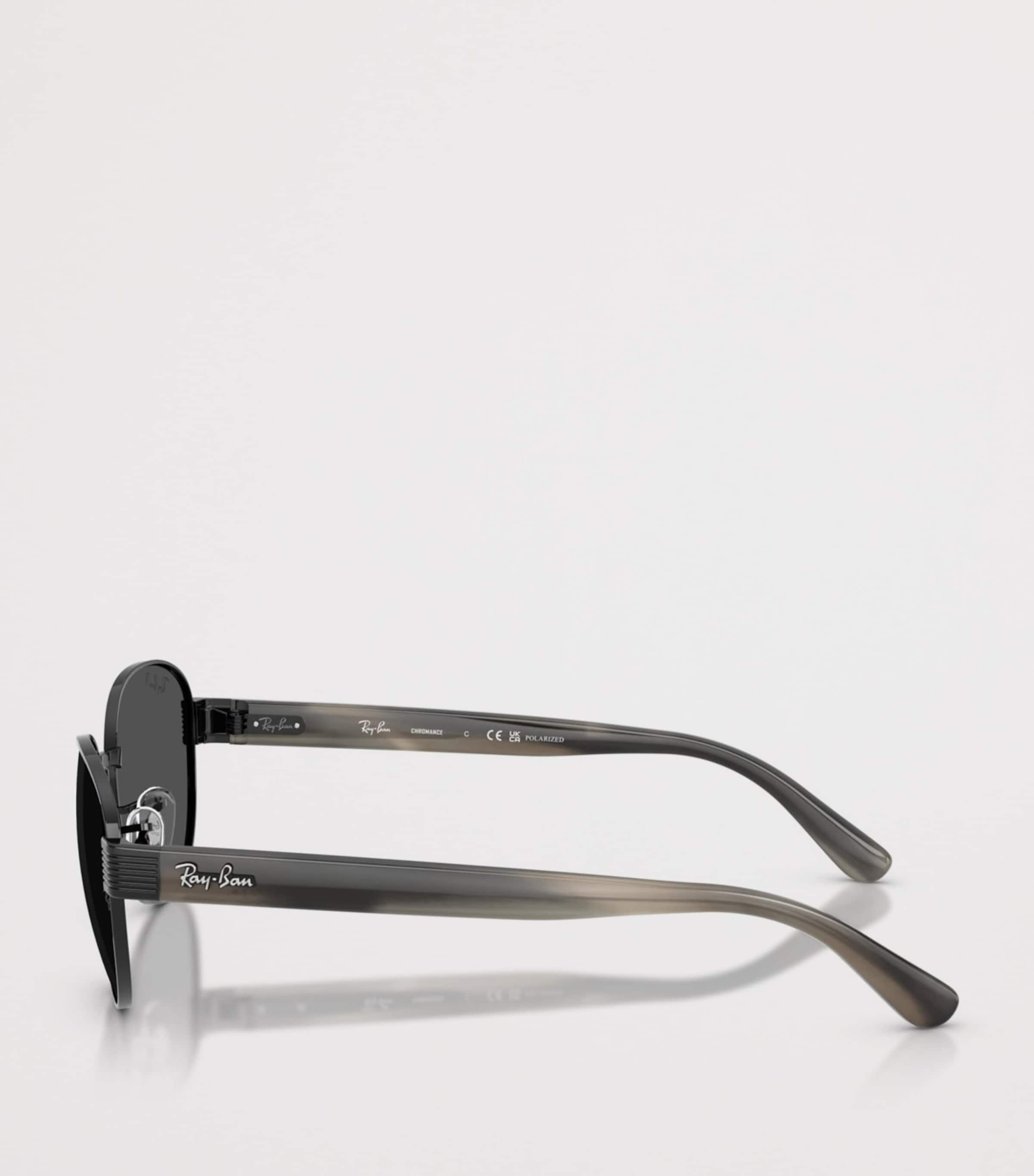 Ray-Ban RB3766 Polarized+ Lenses Square Sunglasses Black Image 3