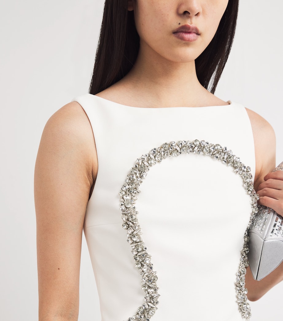 Crystal-Embellished Riley Gown IVORY WITH CRYSTAL Image 6