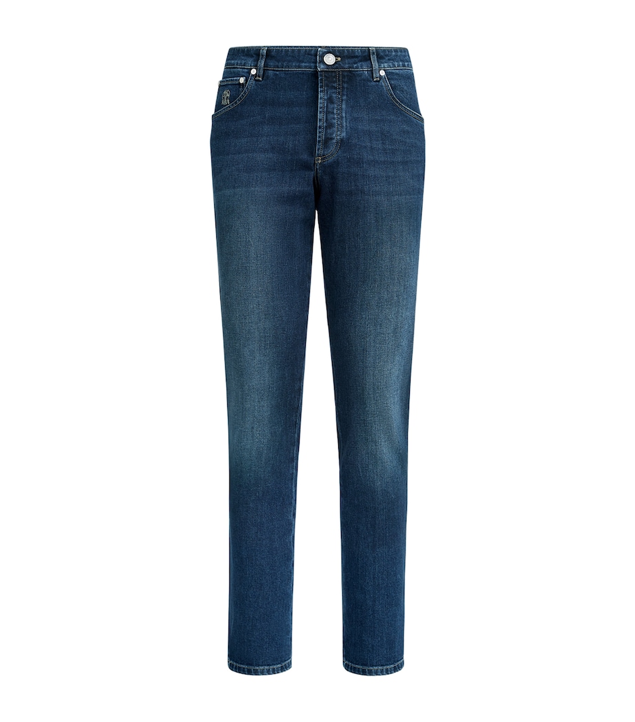 Brunello Cucinelli Mens Comfort Denim Straight Jeans Image 1