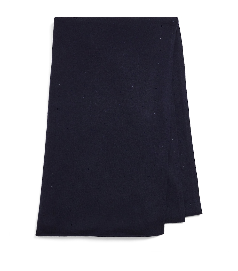 Cashmere Crystal-Embellished Scarf MIDNIGHT/DARK I Image 1