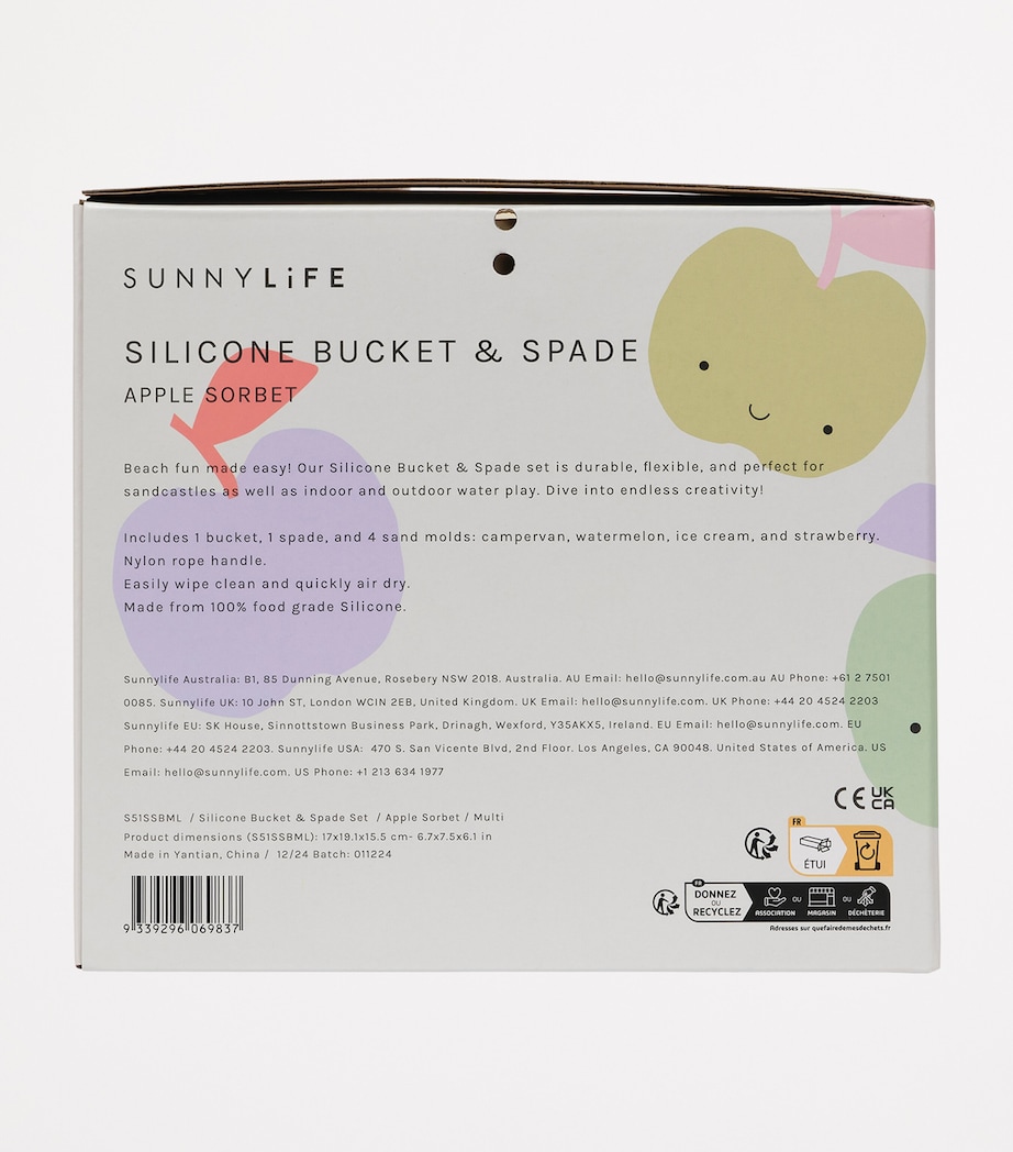 Silicone Bucket and Spade Set APPLE SORBET Image 7