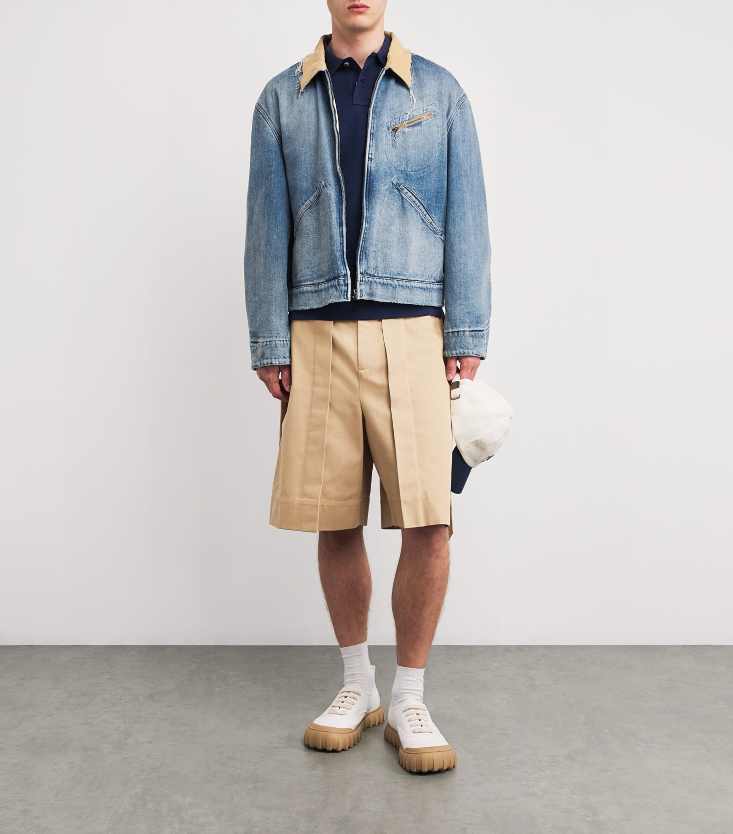 Cotton Mesh Slim-Fit Polo Shirt NEWPORT NAVY Image 2