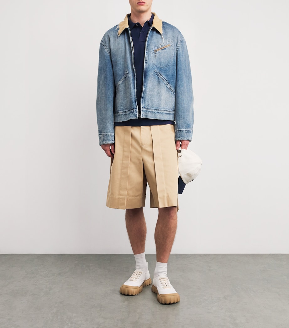 Cotton Mesh Slim-Fit Polo Shirt NEWPORT NAVY Image 2